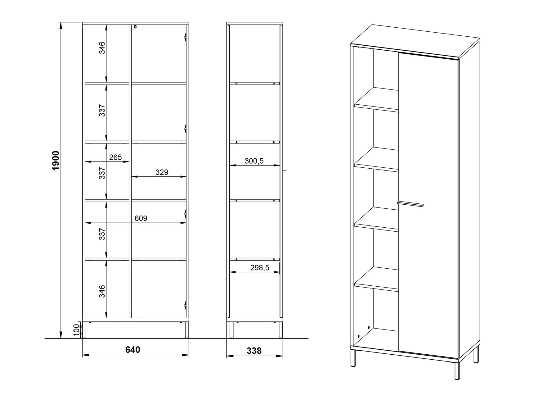 Mājas biroja komplekts Solaro 104 (Kašmirs)
