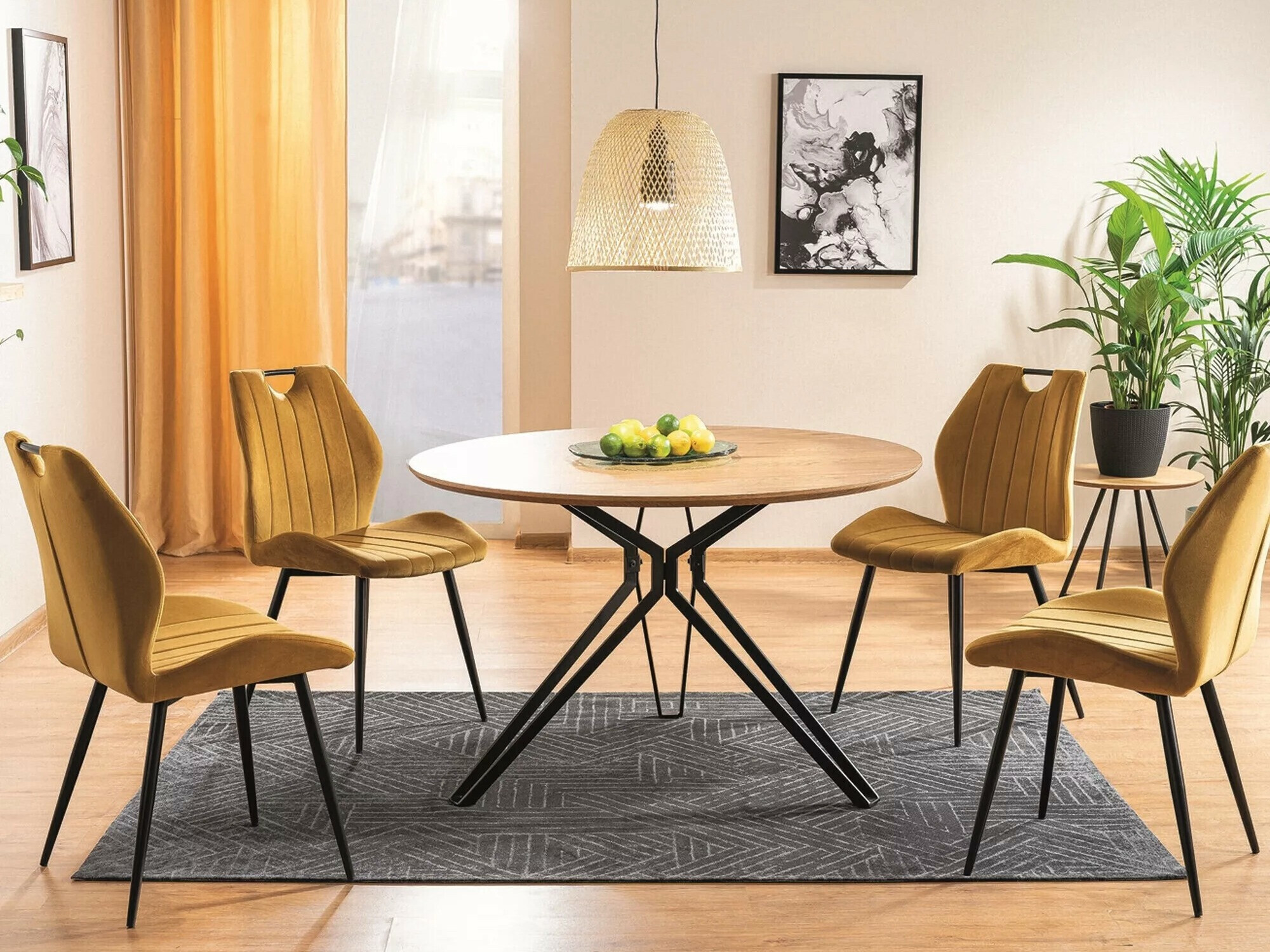 Krēsls Detroit 716 (Dzeltens)