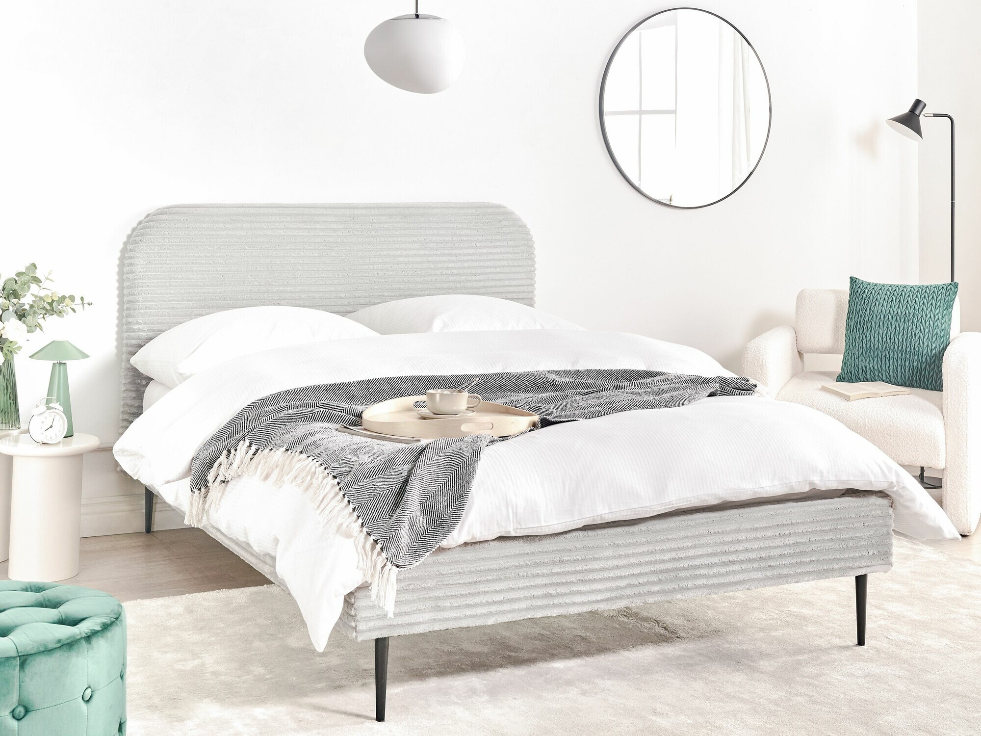 Кровать Berwyn 2591 (Светло-серый)