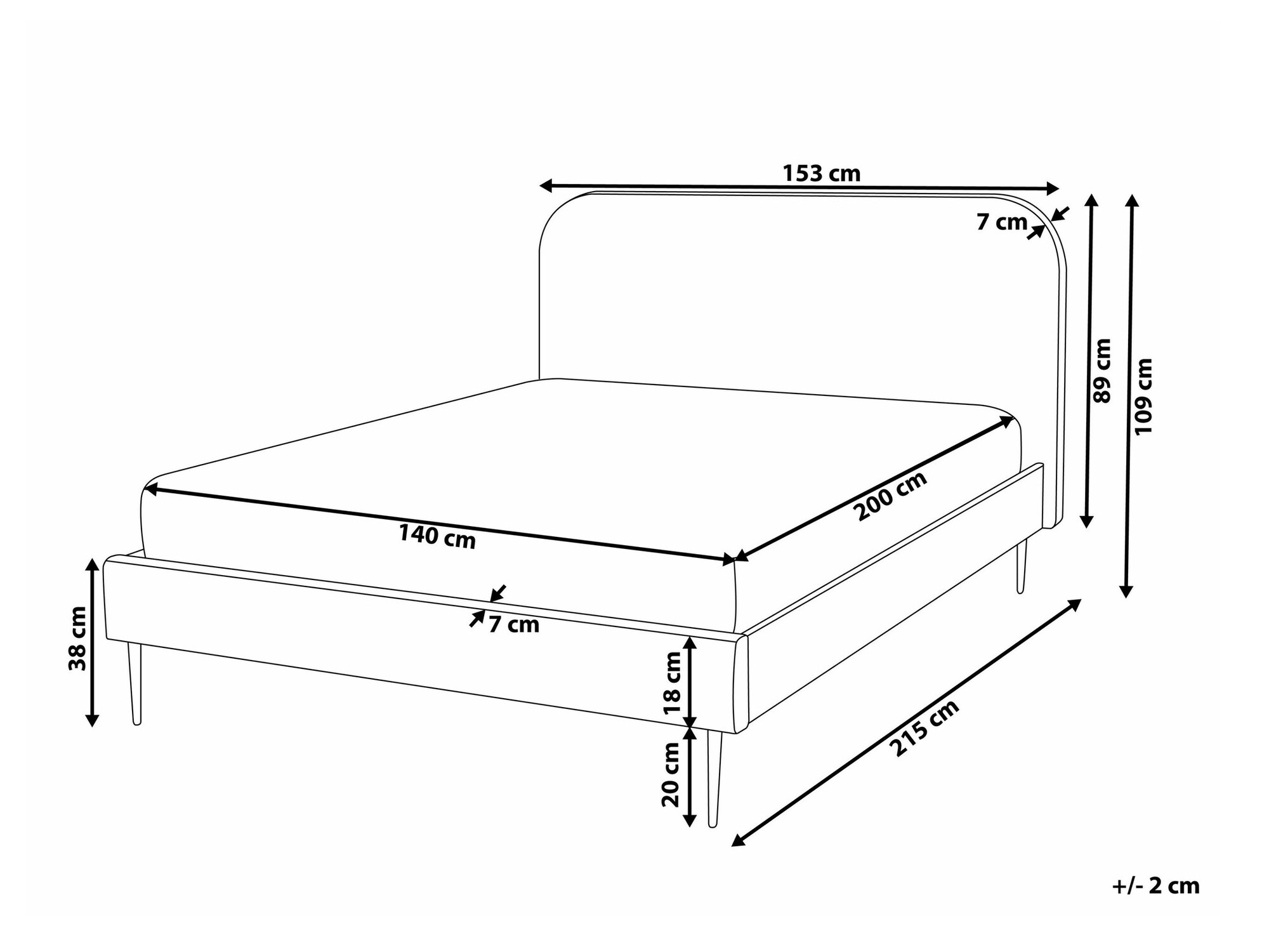 Кровать Berwyn 2591 (Светло-серый)