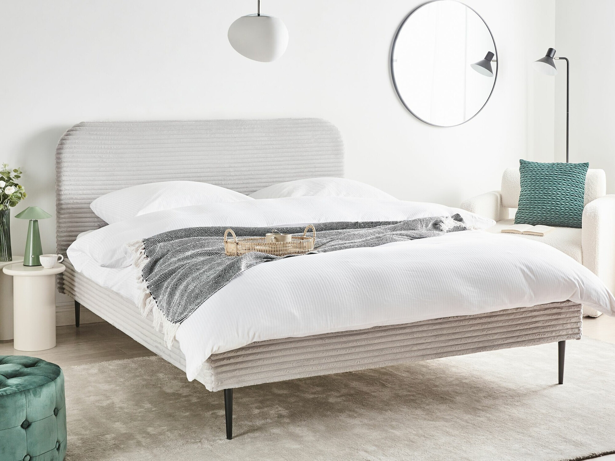 Кровать Berwyn 2591 (Светло-серый)