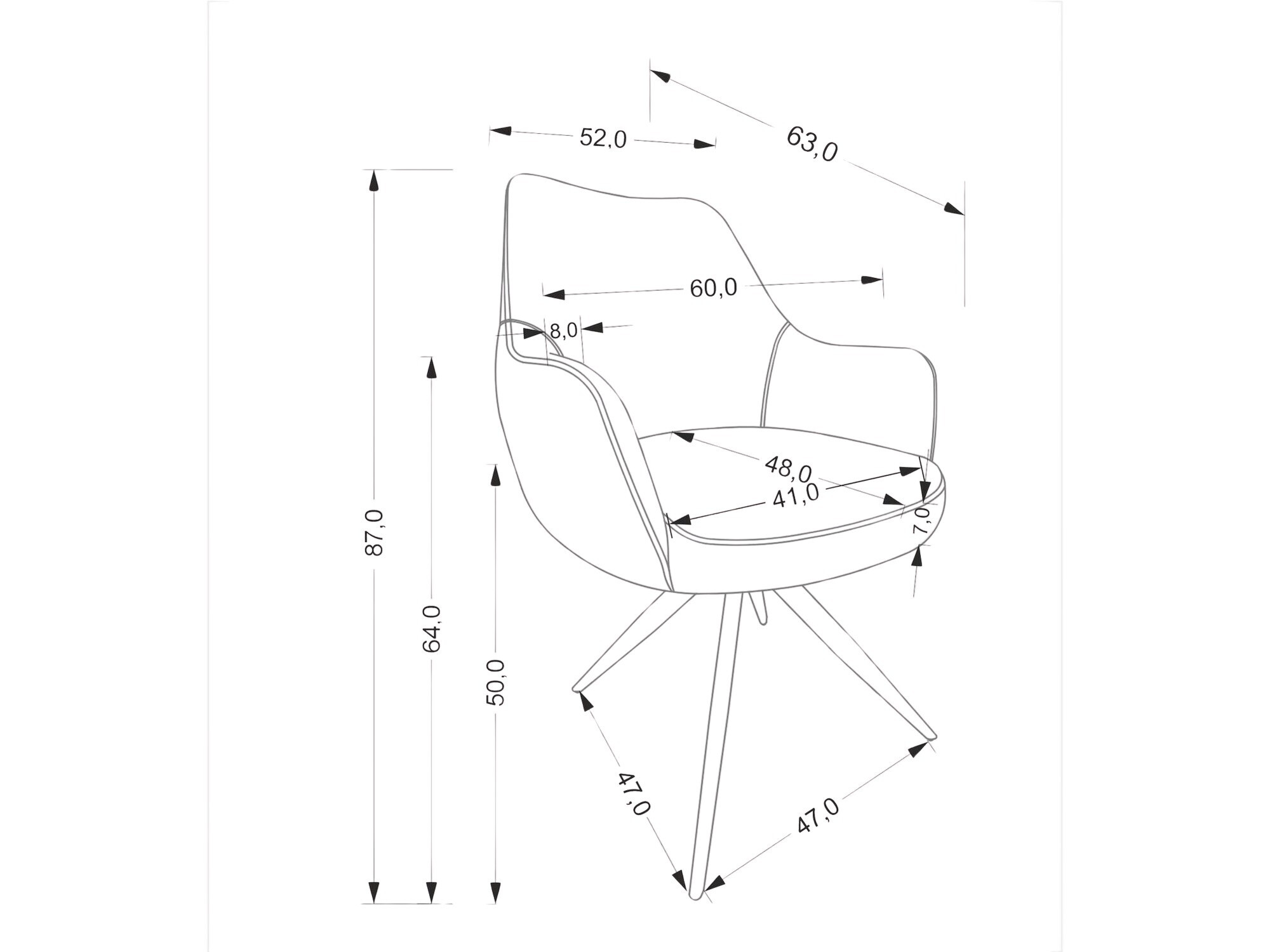 Стул Houston 1938 (Бежевый)