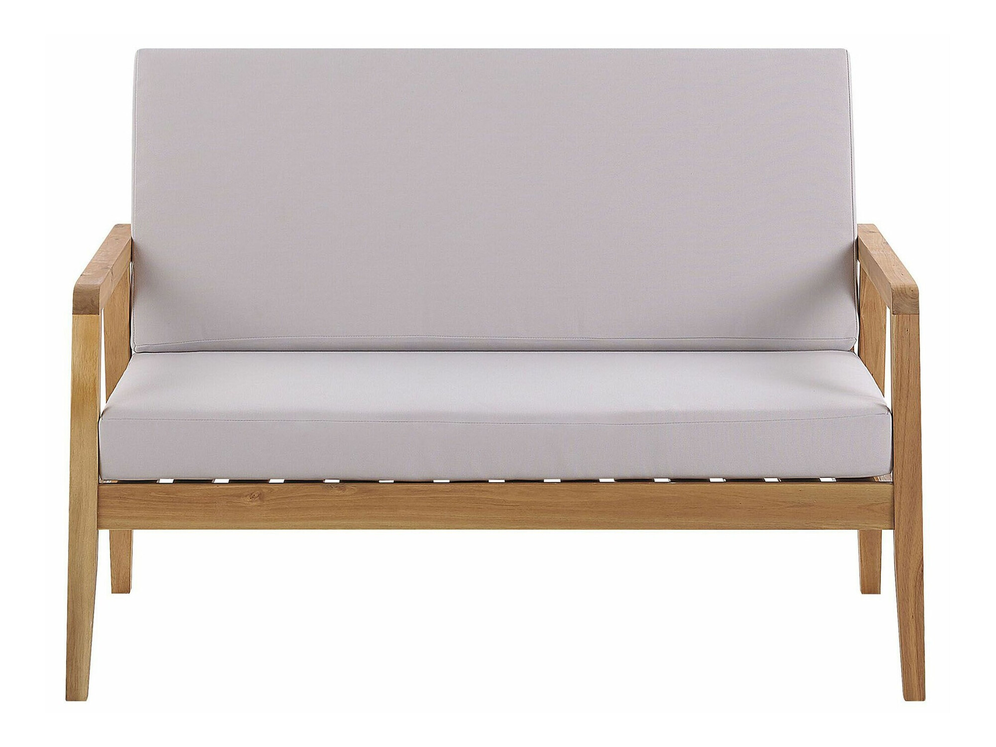 Dārza mēbeļu komplekts Berwyn 2592 (Gaišs koks + Taupe)