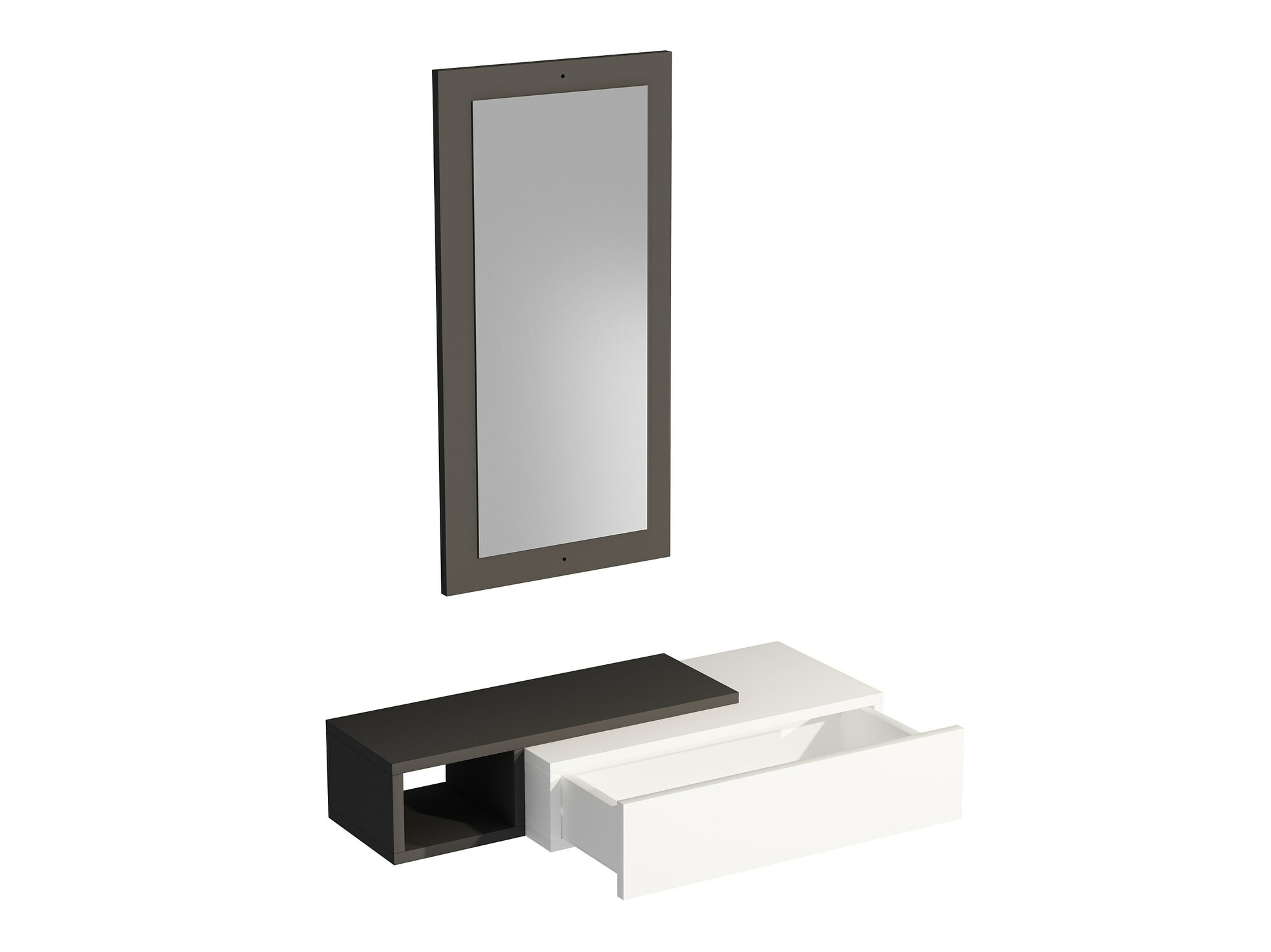 Grima galds Kailua 2466 (Balts + Antracīts)