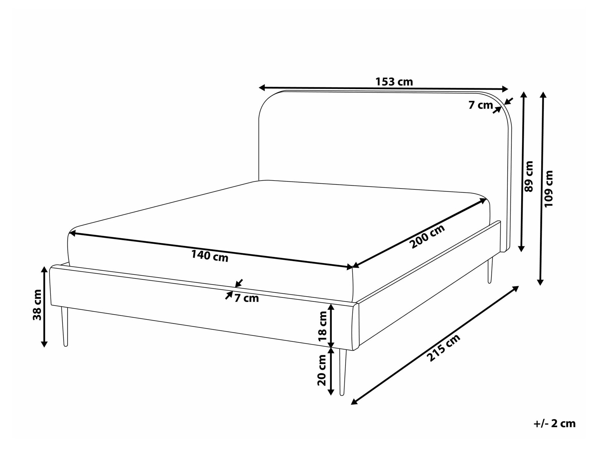 Кровать Berwyn 2591 (Оранжевый)