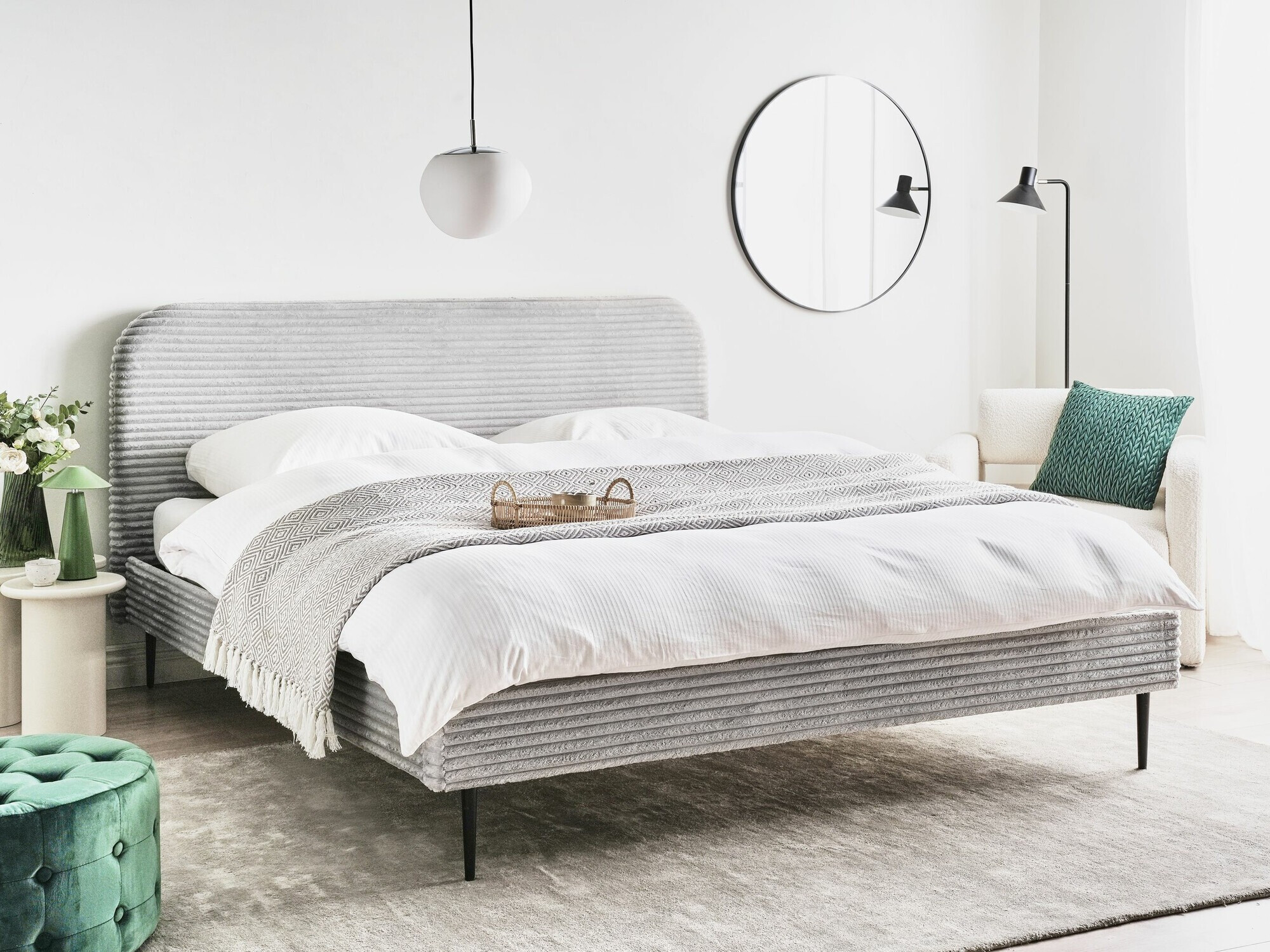 Кровать Berwyn 2591 (Светло-серый)