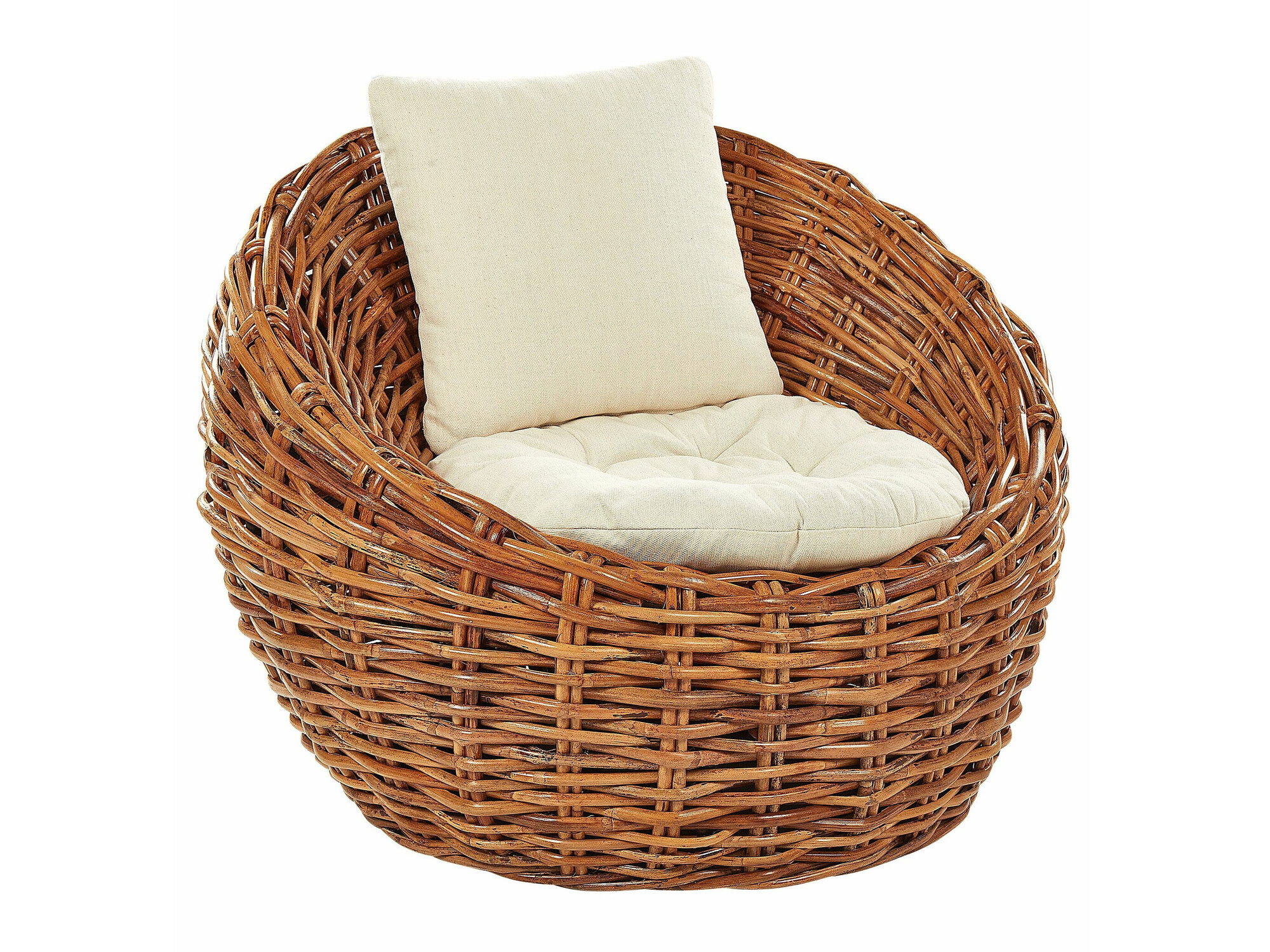 Dārza atpūtas krēsls Berwyn 2598 (Brūns + Bēšs)