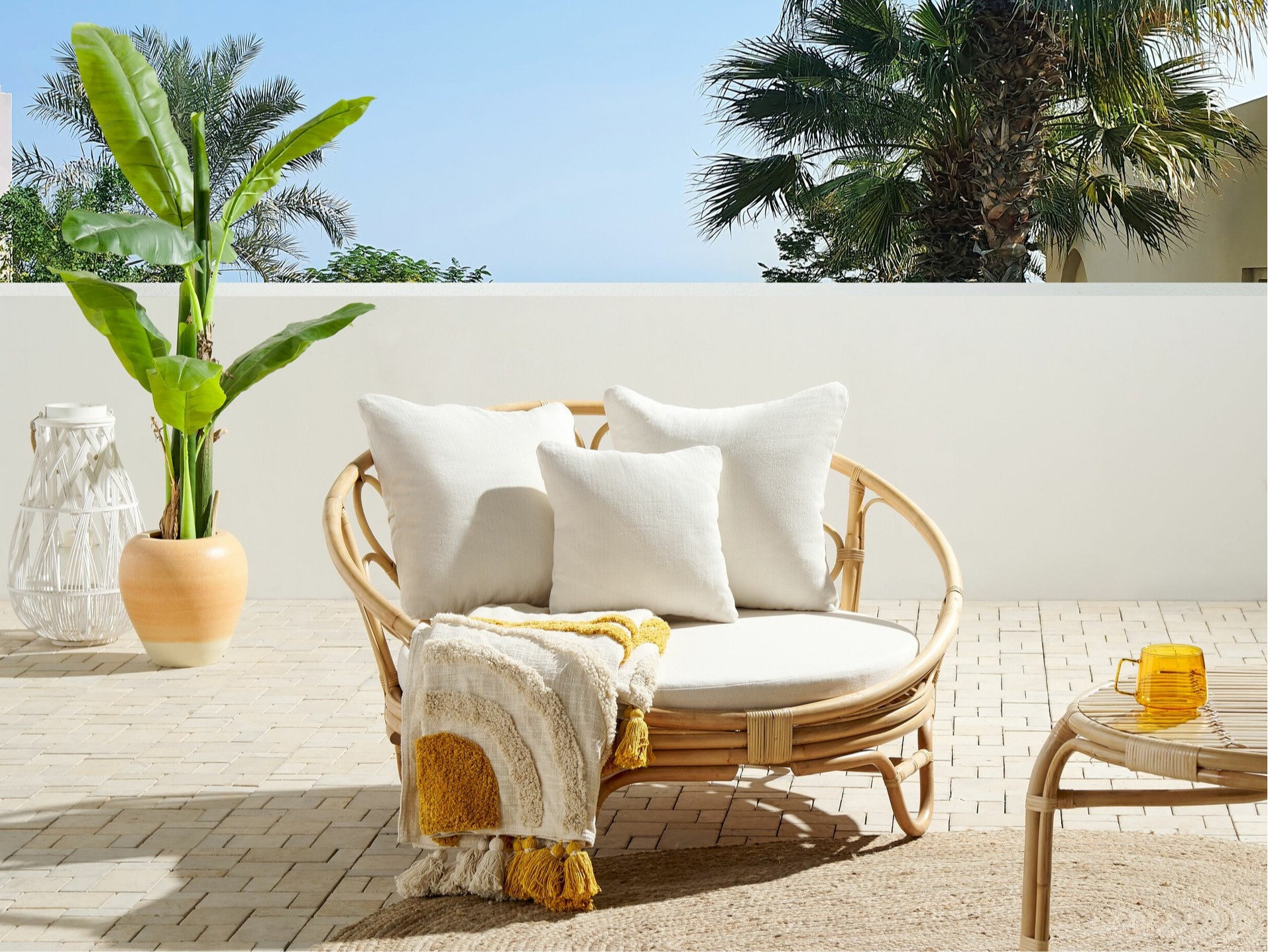 Dārza atpūtas krēsls Berwyn 2600 (Gaiši brūns)