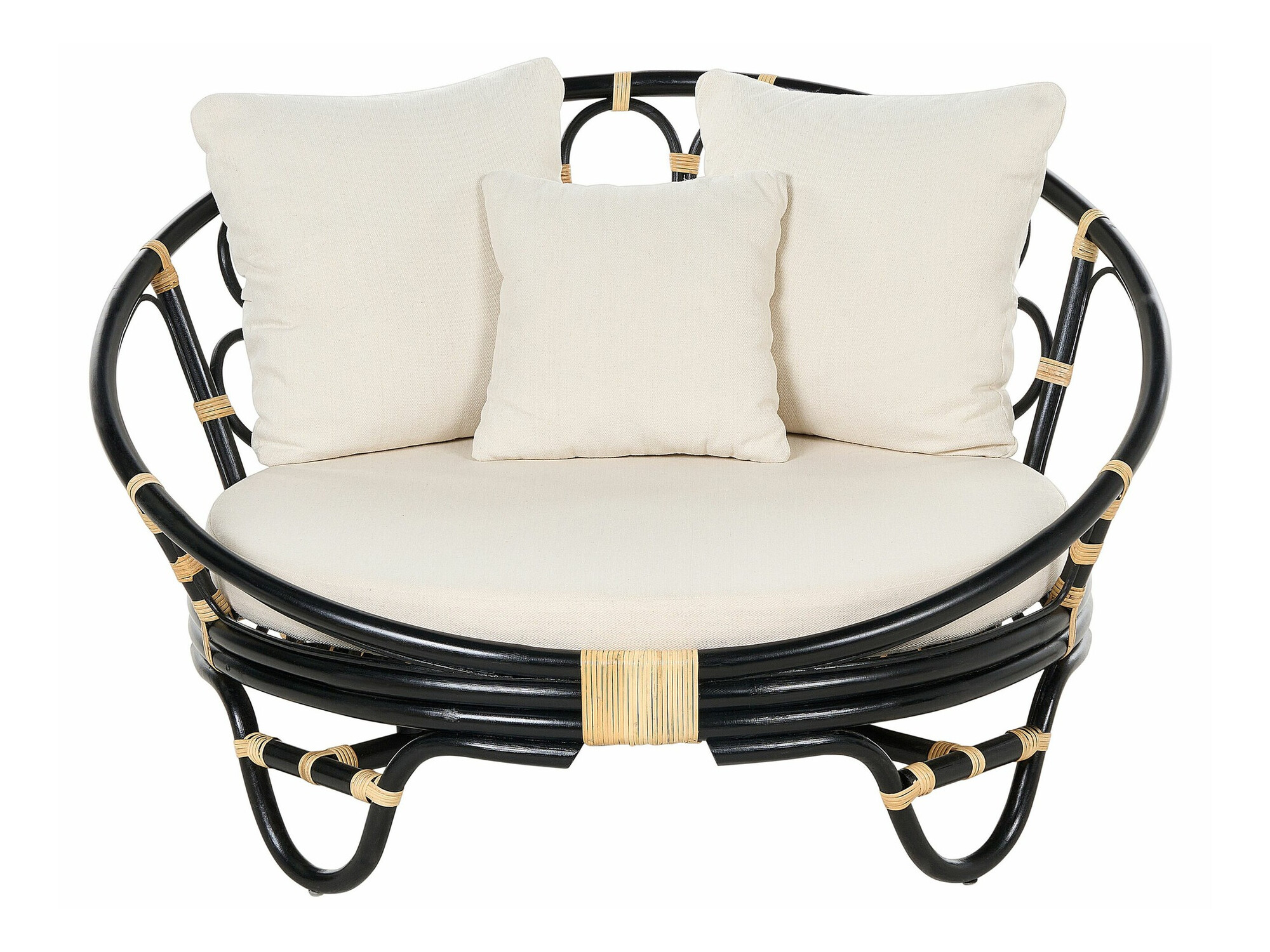 Dārza atpūtas krēsls Berwyn 2600 (Melns)