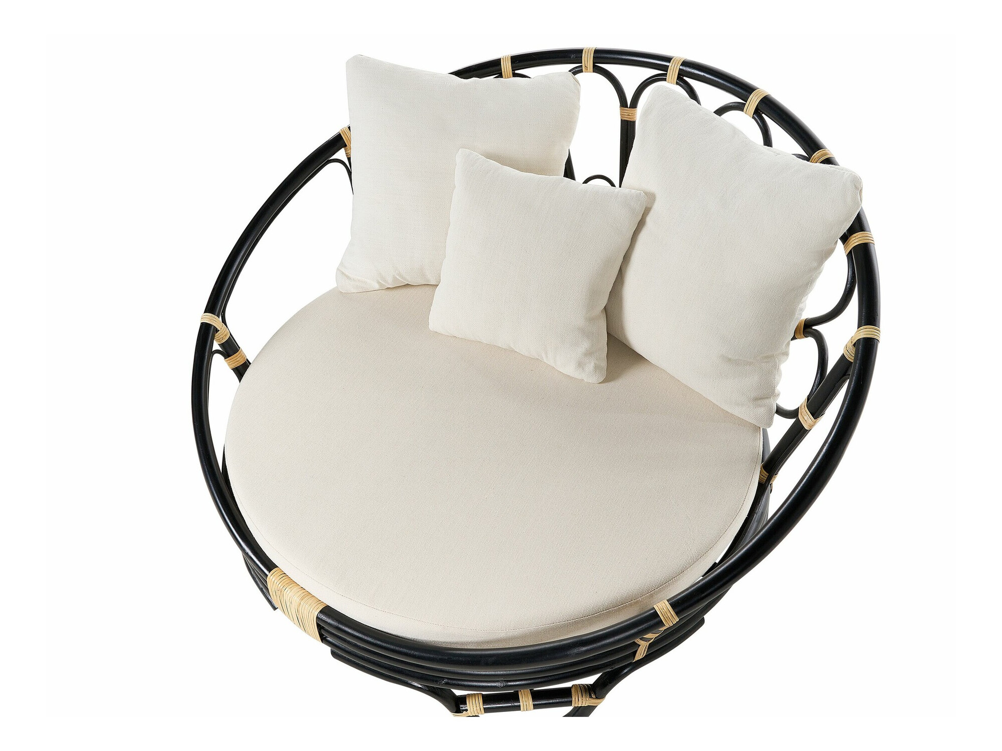 Dārza atpūtas krēsls Berwyn 2600 (Melns)