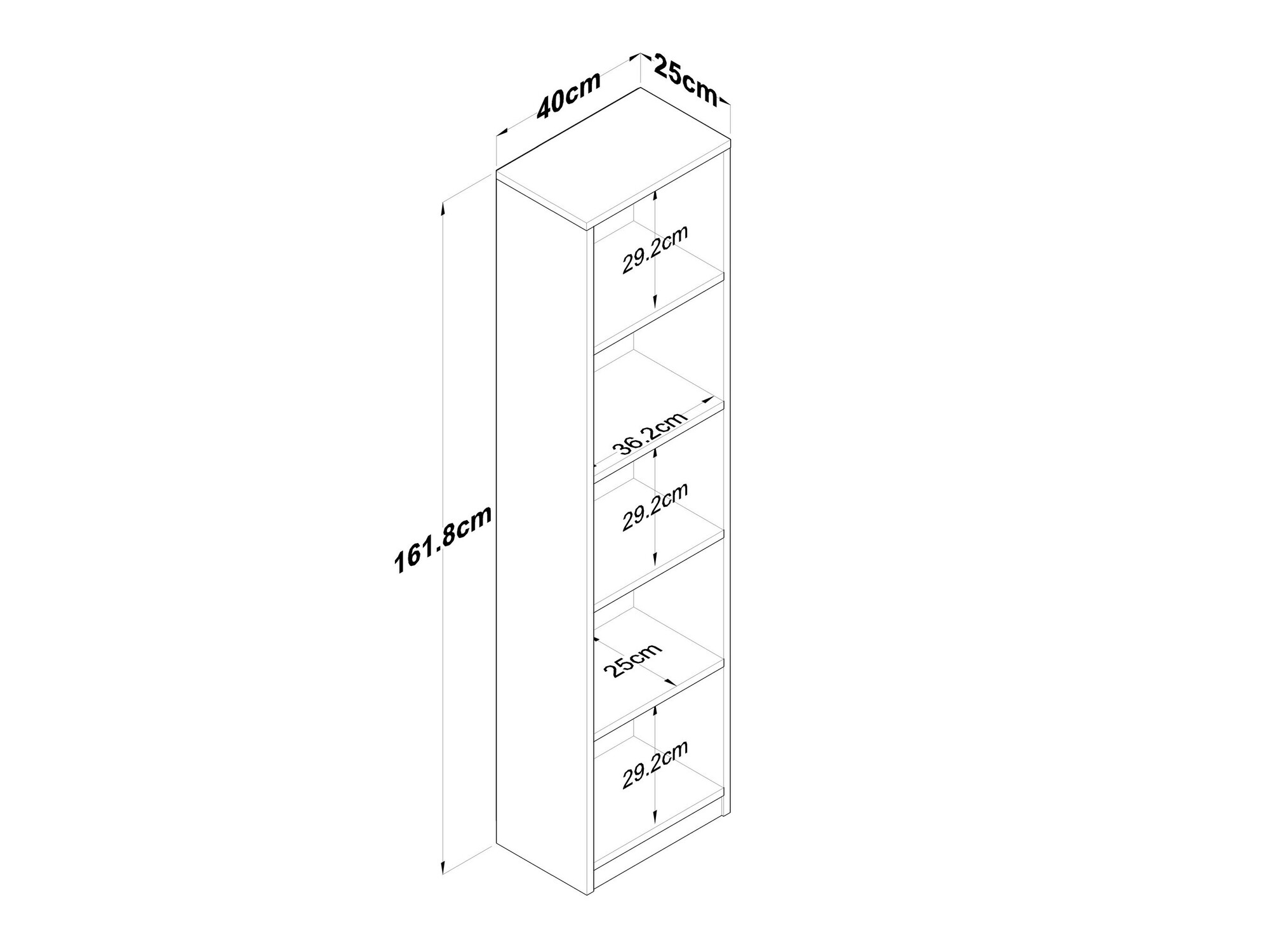 Стеллаж Kailua 2474 (Антрацит)