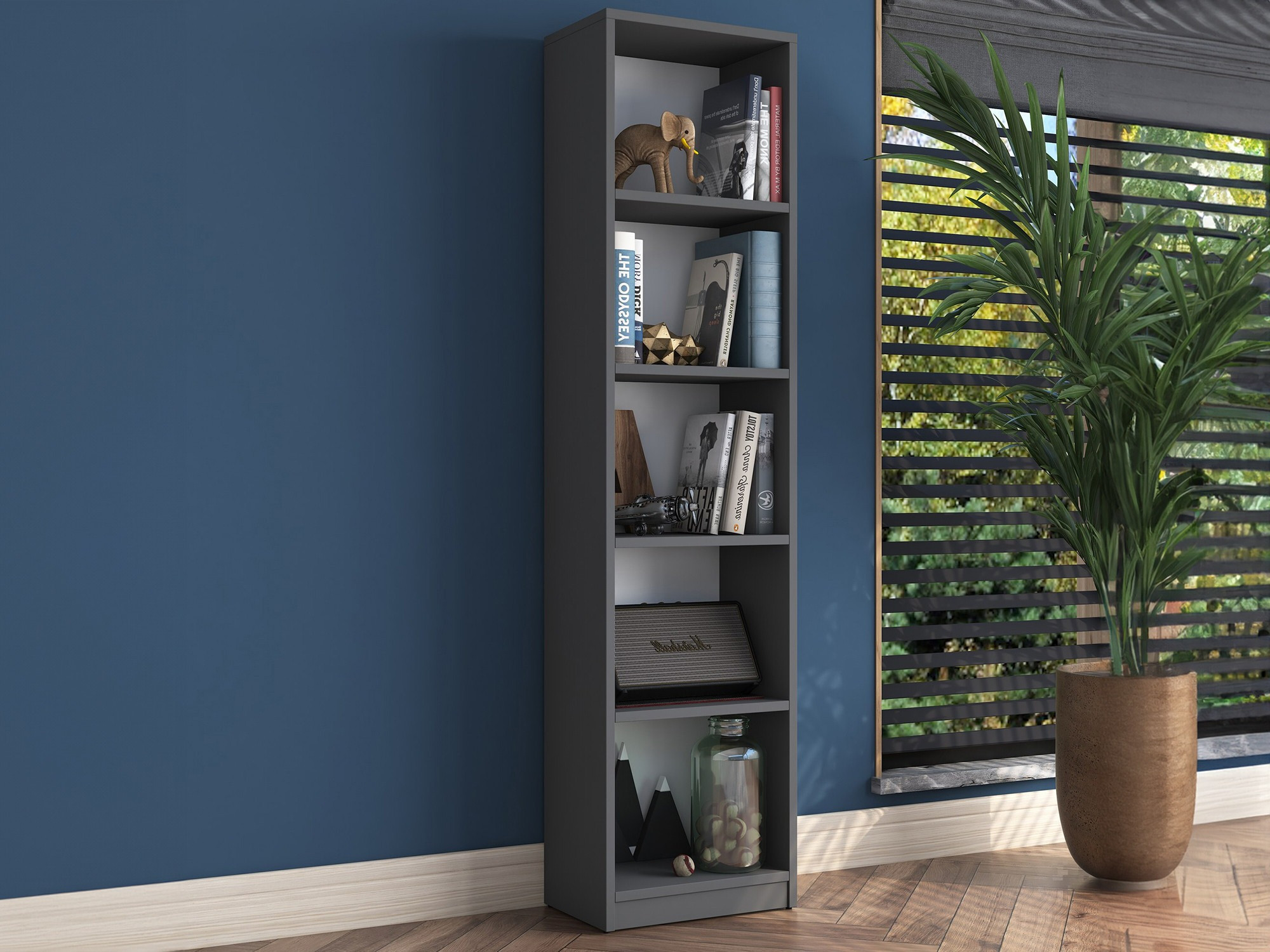 Стеллаж Kailua 2474 (Антрацит)