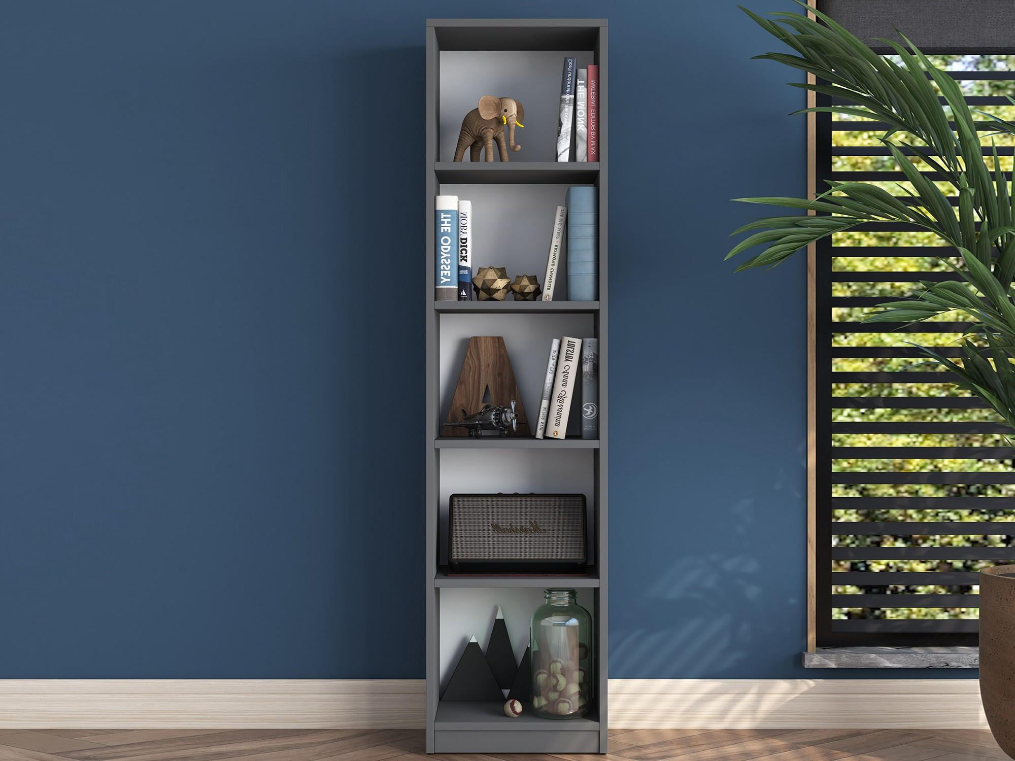 Стеллаж Kailua 2474 (Антрацит)