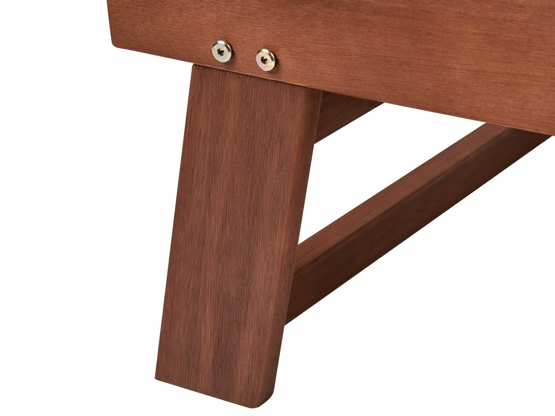 Dārza dīvāns Berwyn 1979 (Balts + Tumšs koks)