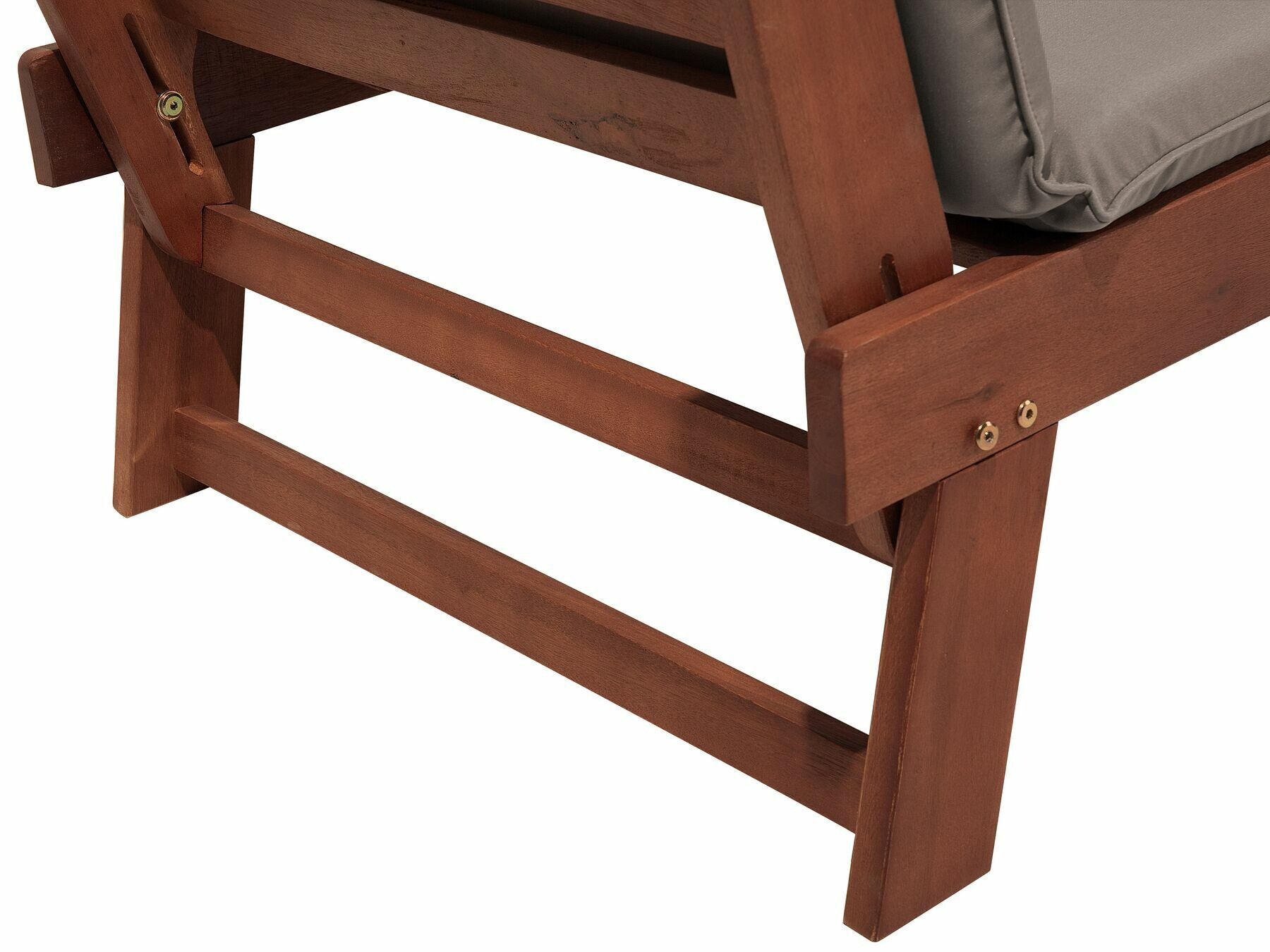 Dārza dīvāns Berwyn 1979 (Pelēks + Tumšs koks)