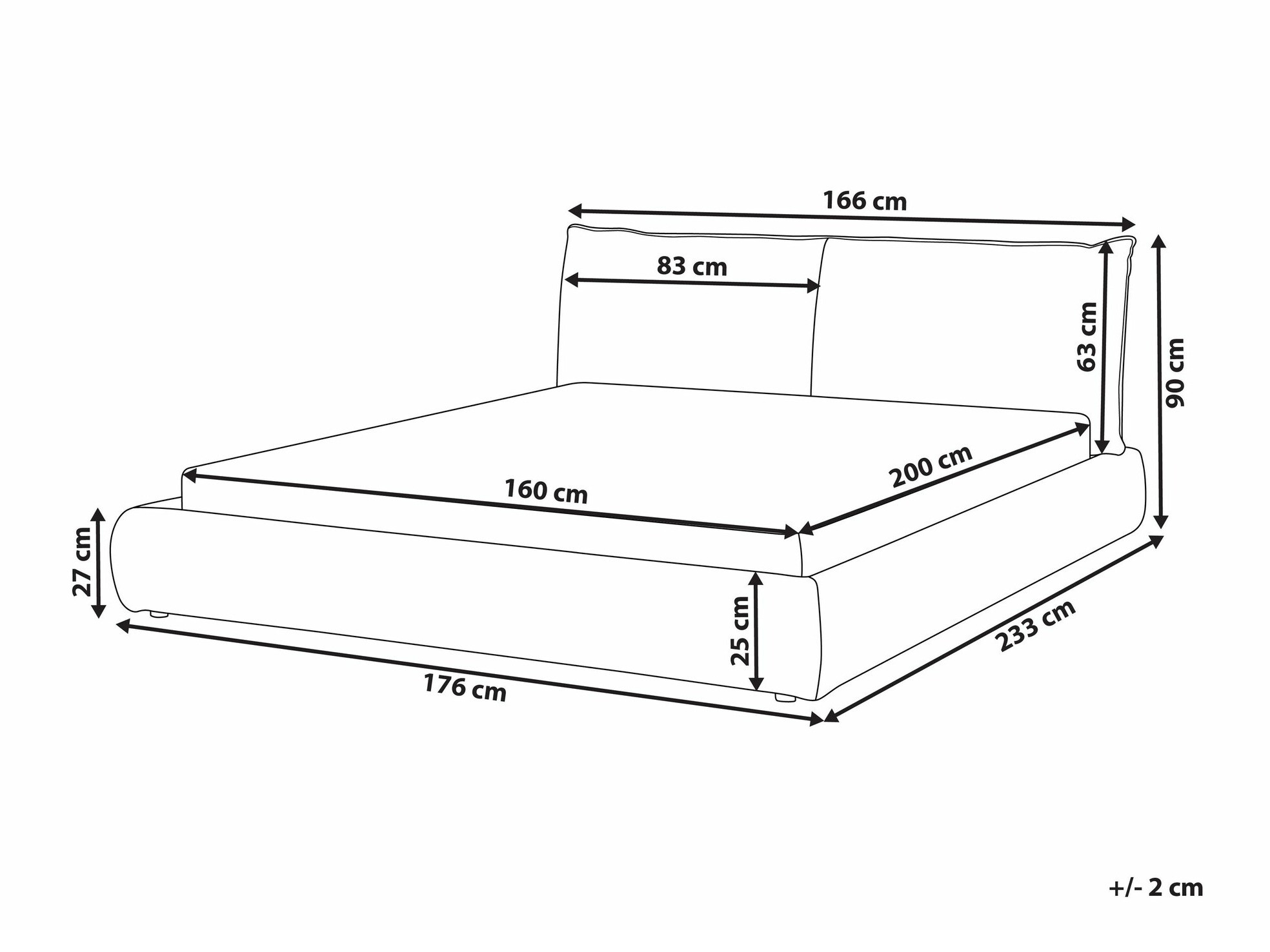 Кровать Berwyn 1262 (Крем)