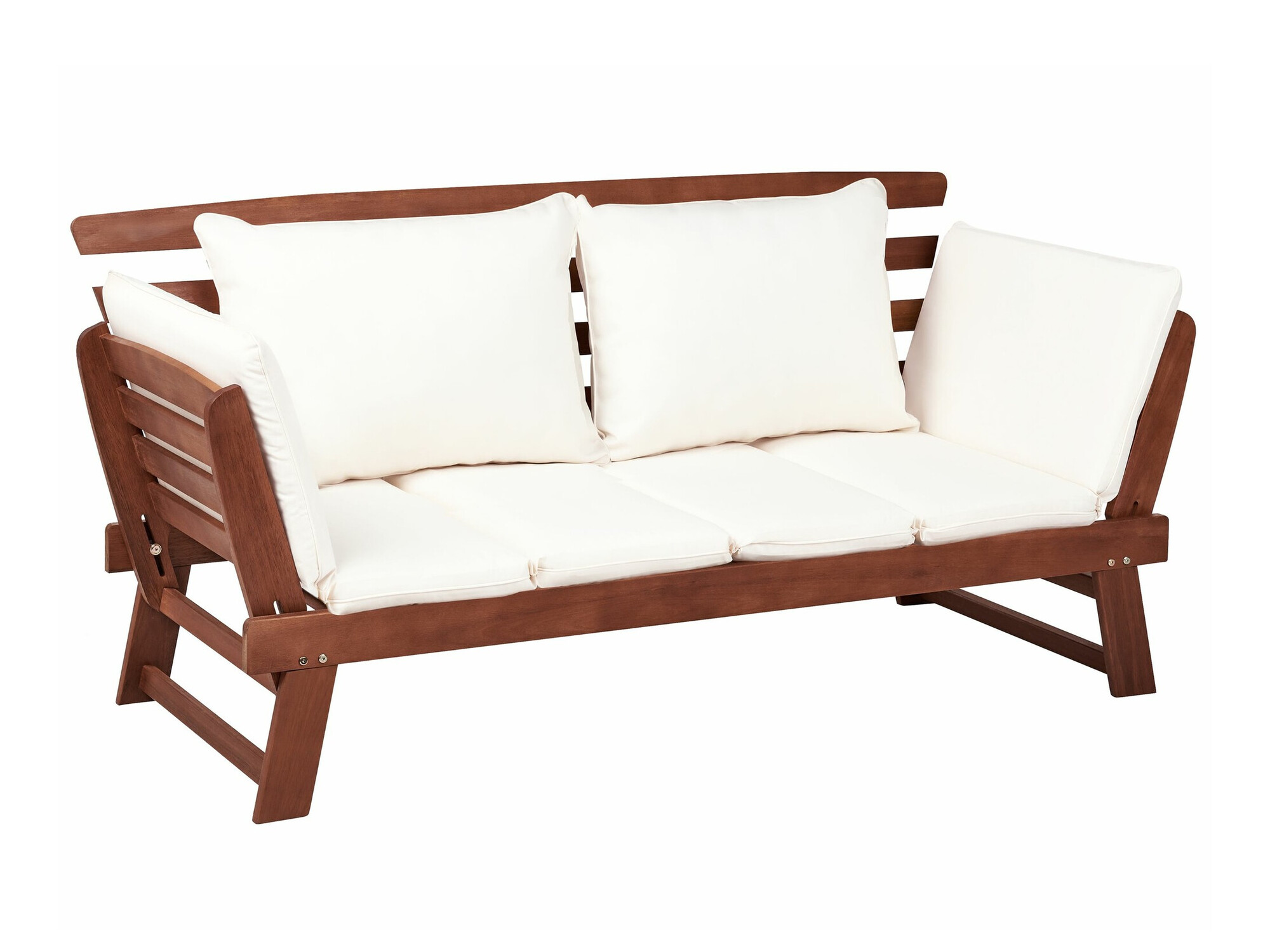 Садовый диван Berwyn 1979 (Белый + Темное дерево)