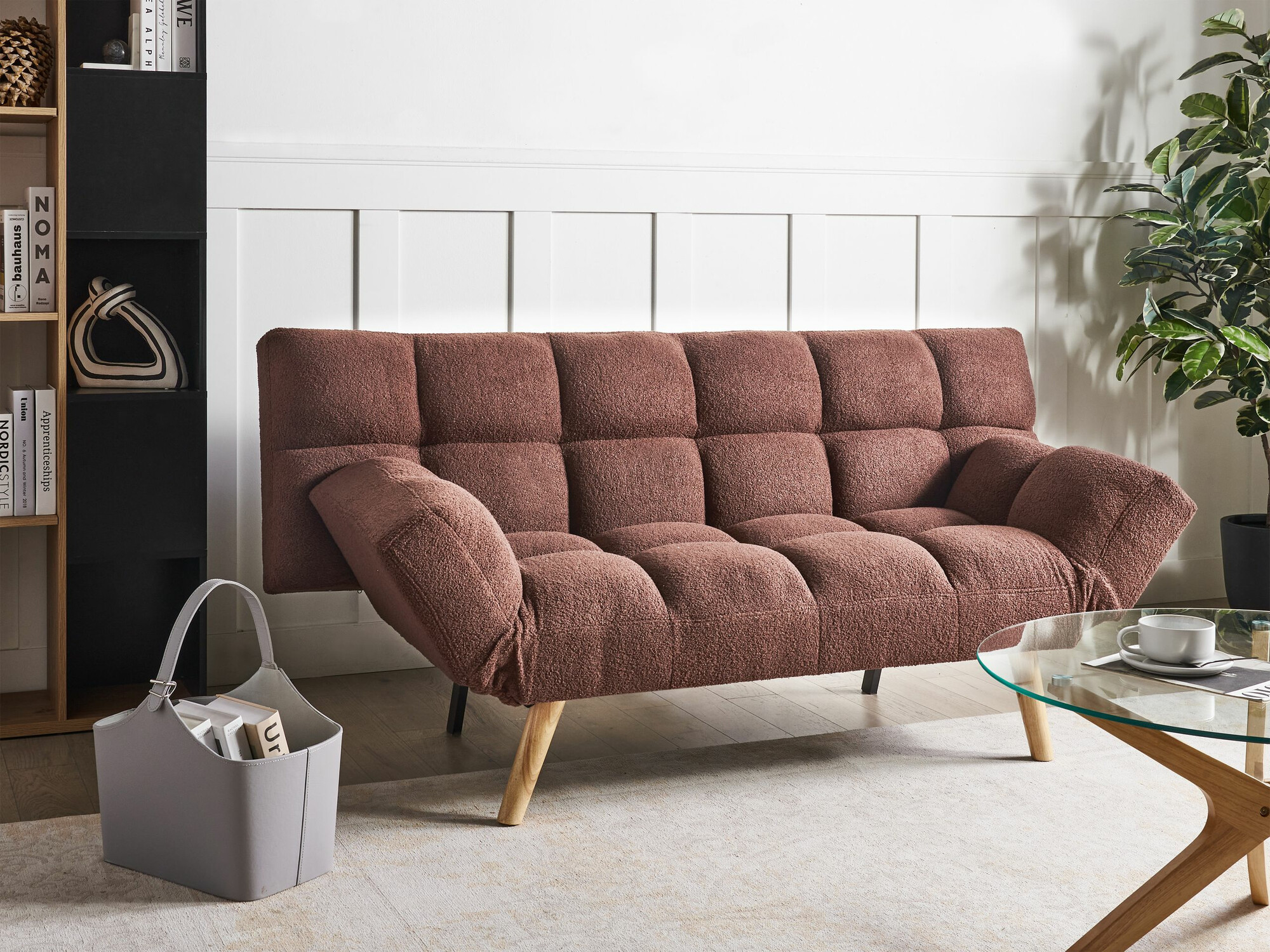 Dīvāns gulta Berwyn 1552 (Brūns)