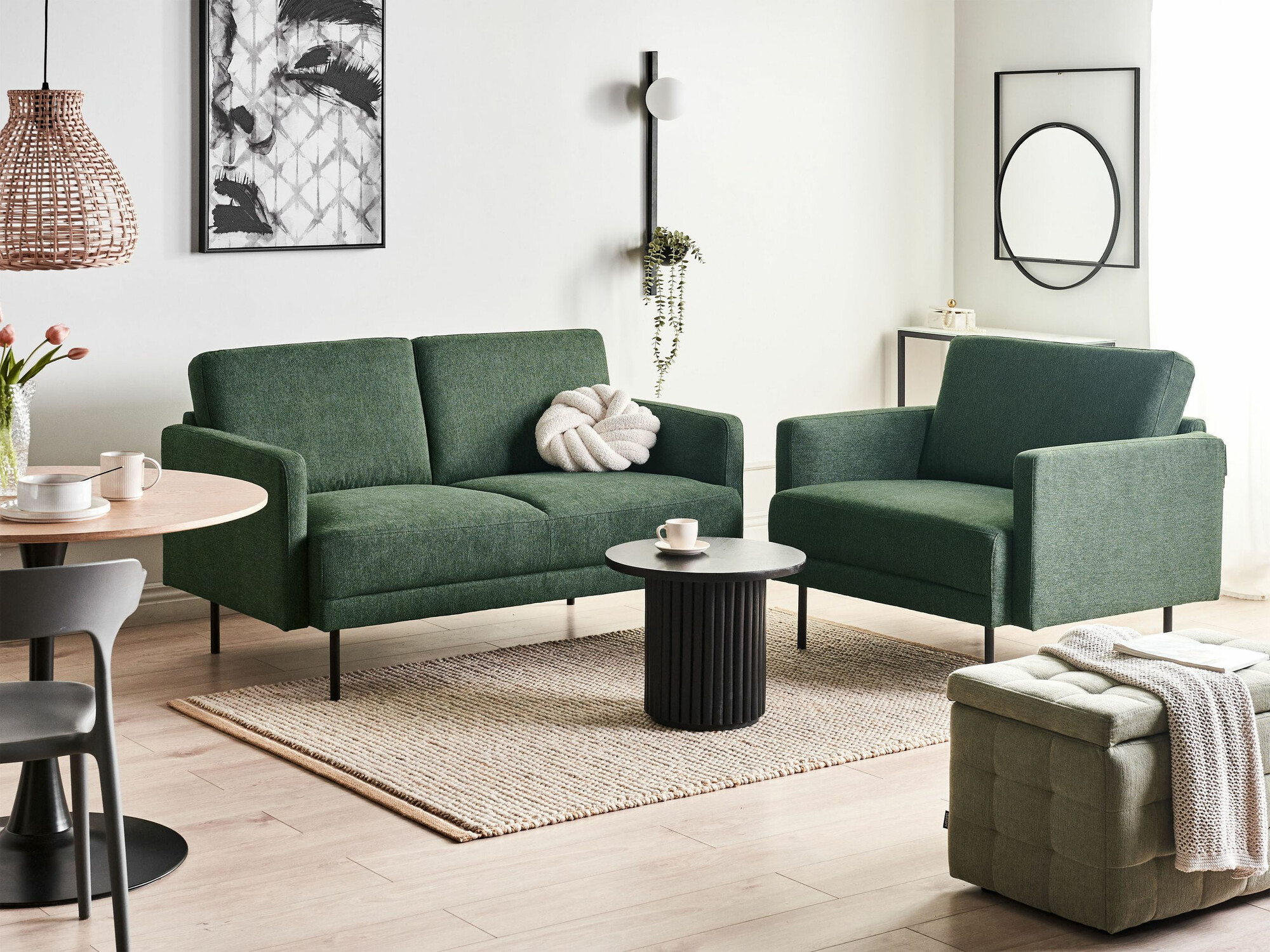 Dīvāns Salmono 103 (Tumši zaļš)