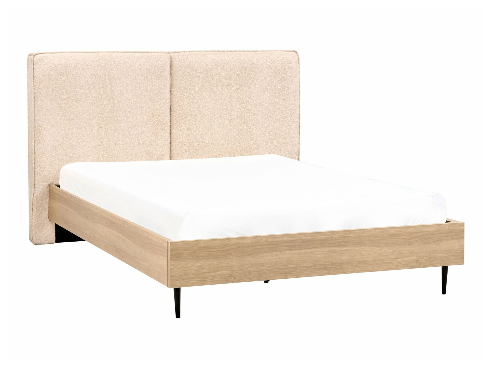 Кровать Berwyn 1273 (Бежевый + Светлое дерево)