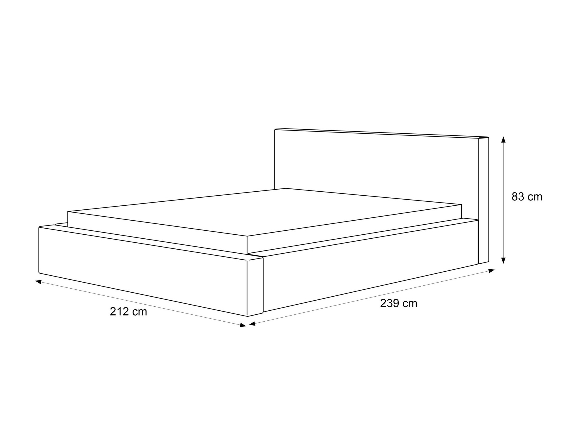 Кровать Martinez 119 (Yakety Coal)