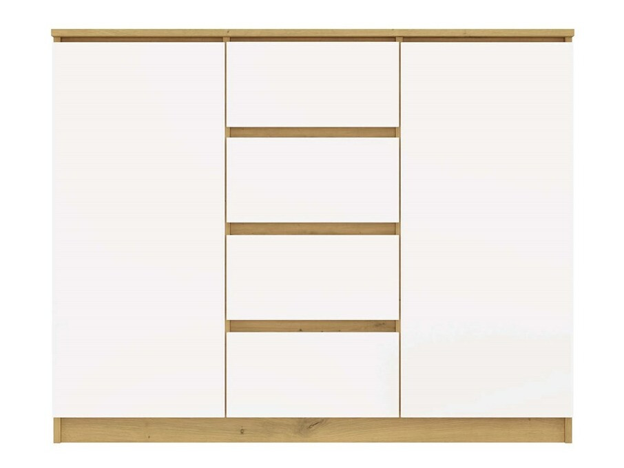 Kumode Elbvelu 113 (Artisan ozols + Balts)