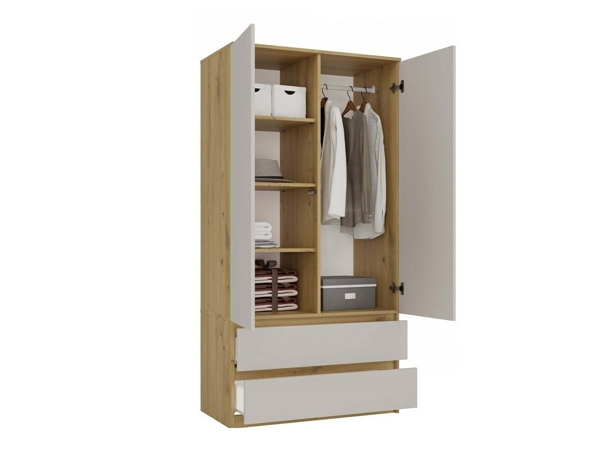 Шкаф Elbvelu 116 (Artisan дуб + Кашемир)