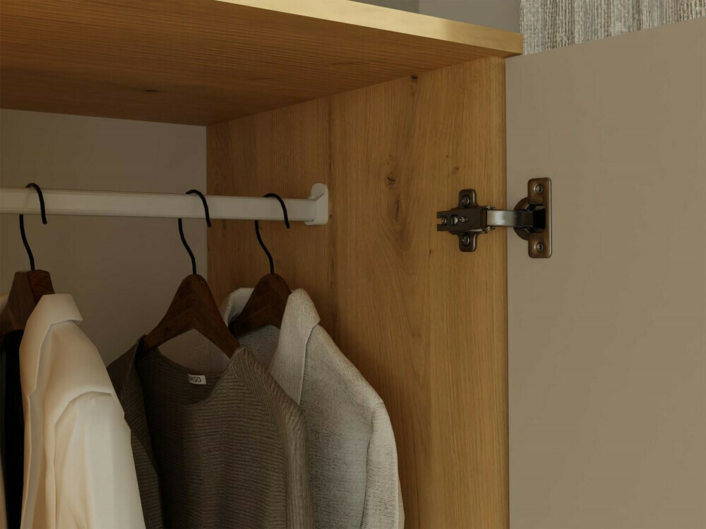 Шкаф Elbvelu 116 (Artisan дуб + Кашемир)