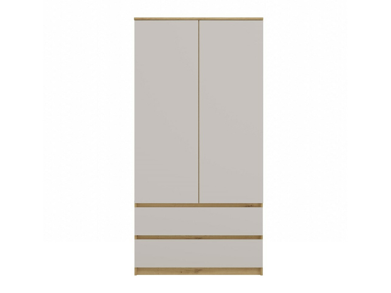 Skapis Elbvelu 116 (Artisan ozols + Kašmirs)