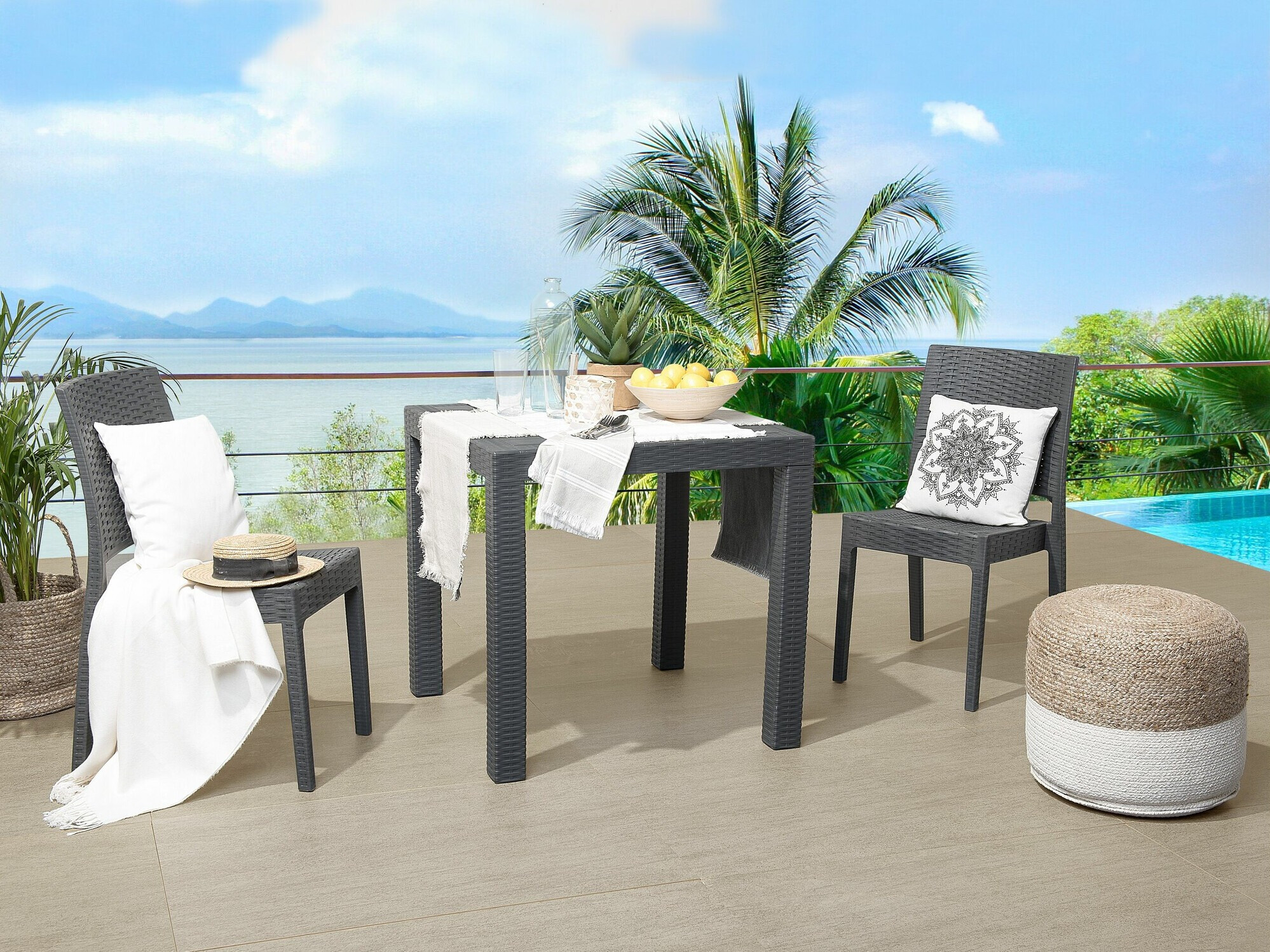 Dārza galds Berwyn 2603 (Grafīts)