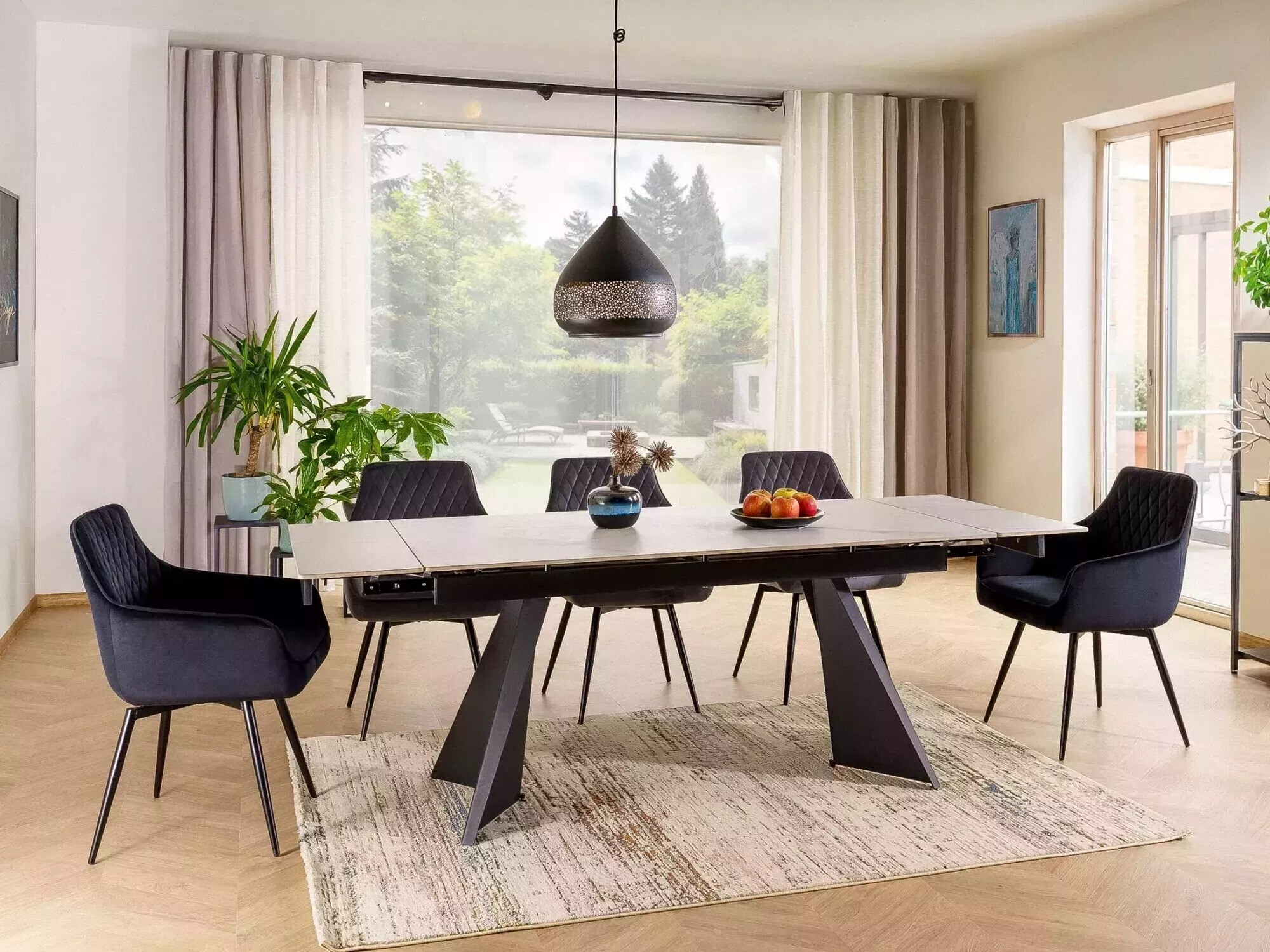 Krēsls Detroit 734 (Melns)