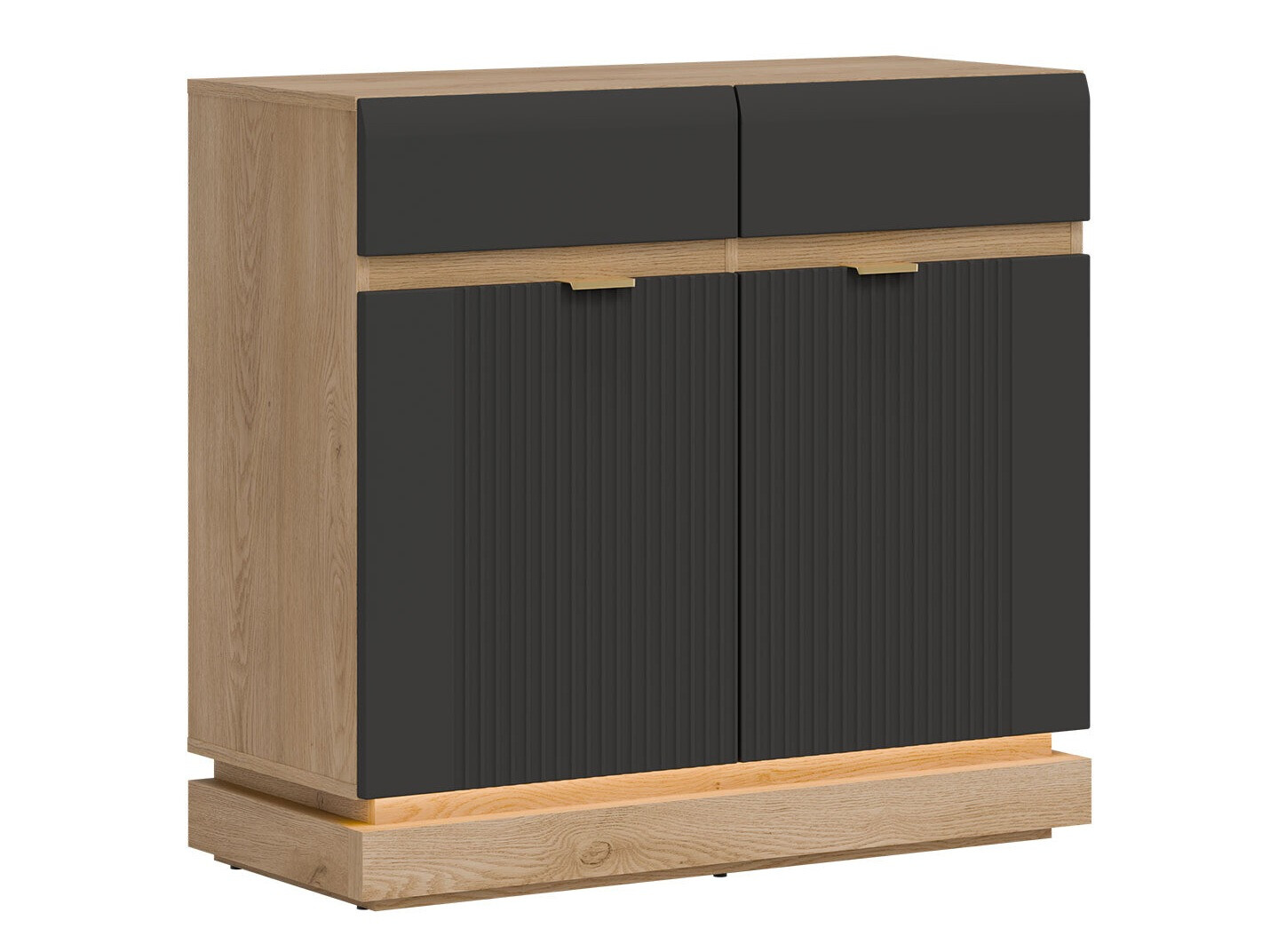 Kumode Teselbu 102 (Antracīts + Ozols)