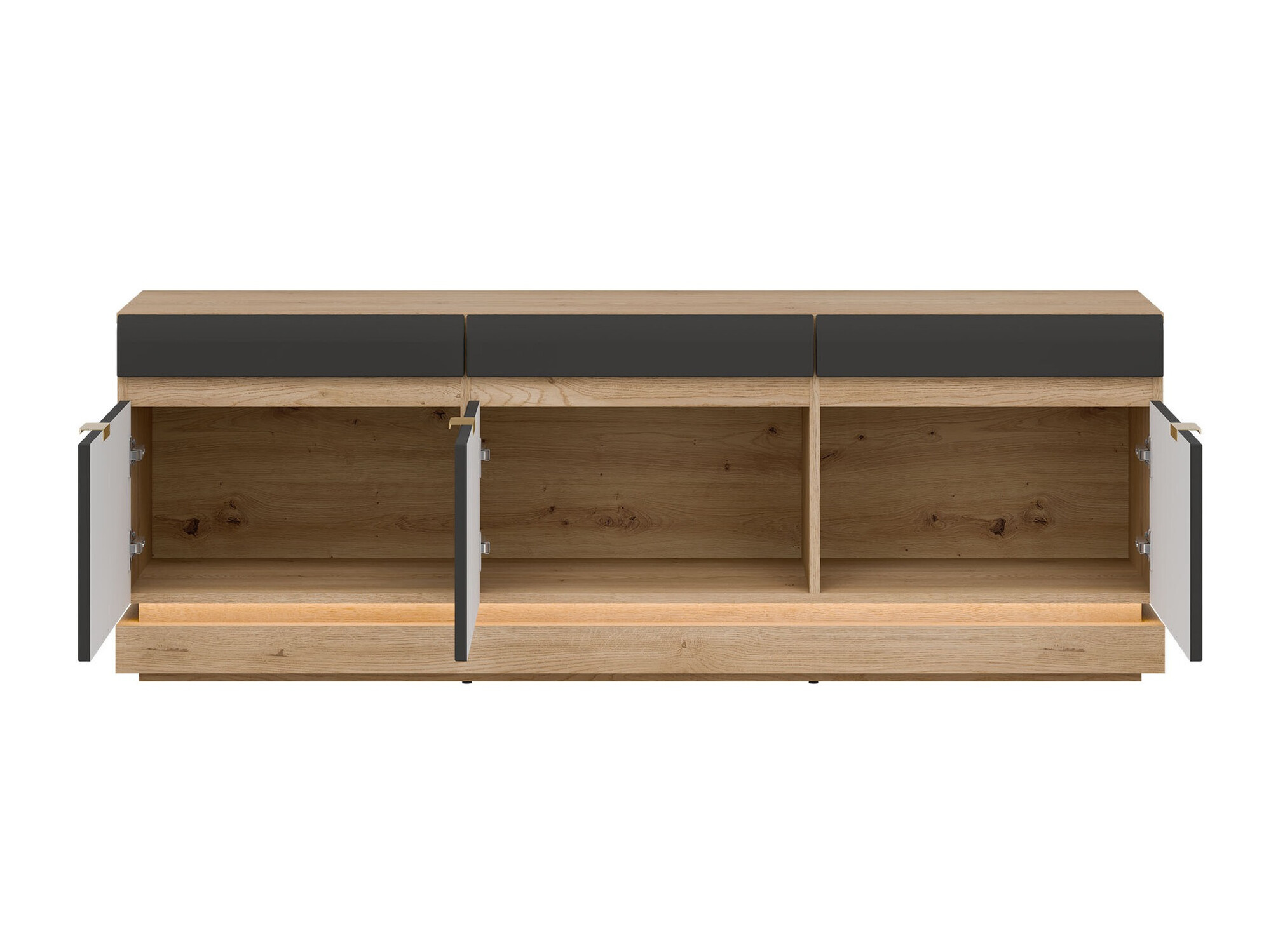 TV galds Teselbu 100 (Antracīts + Torro ozols)