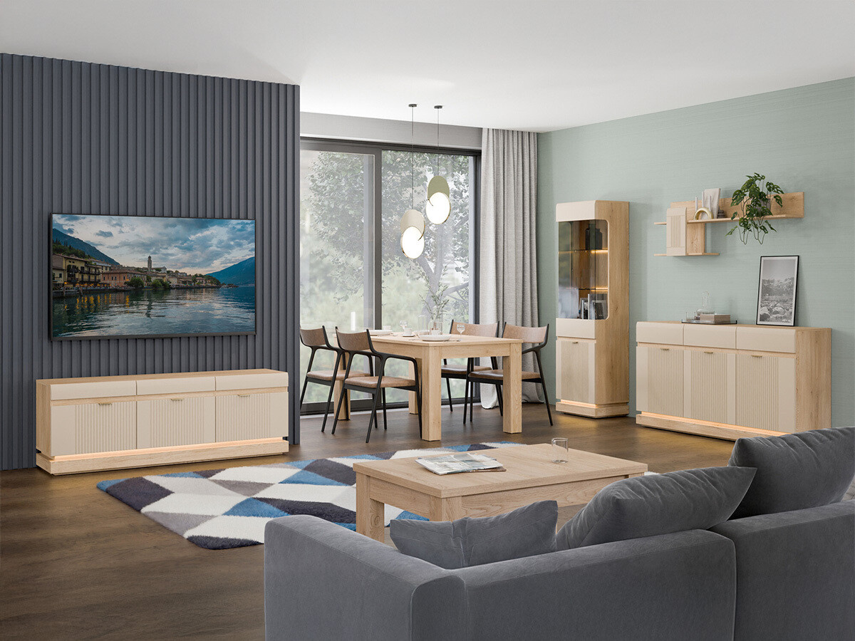 TV galds Teselbu 100 (Kašmirs + Torro ozols)