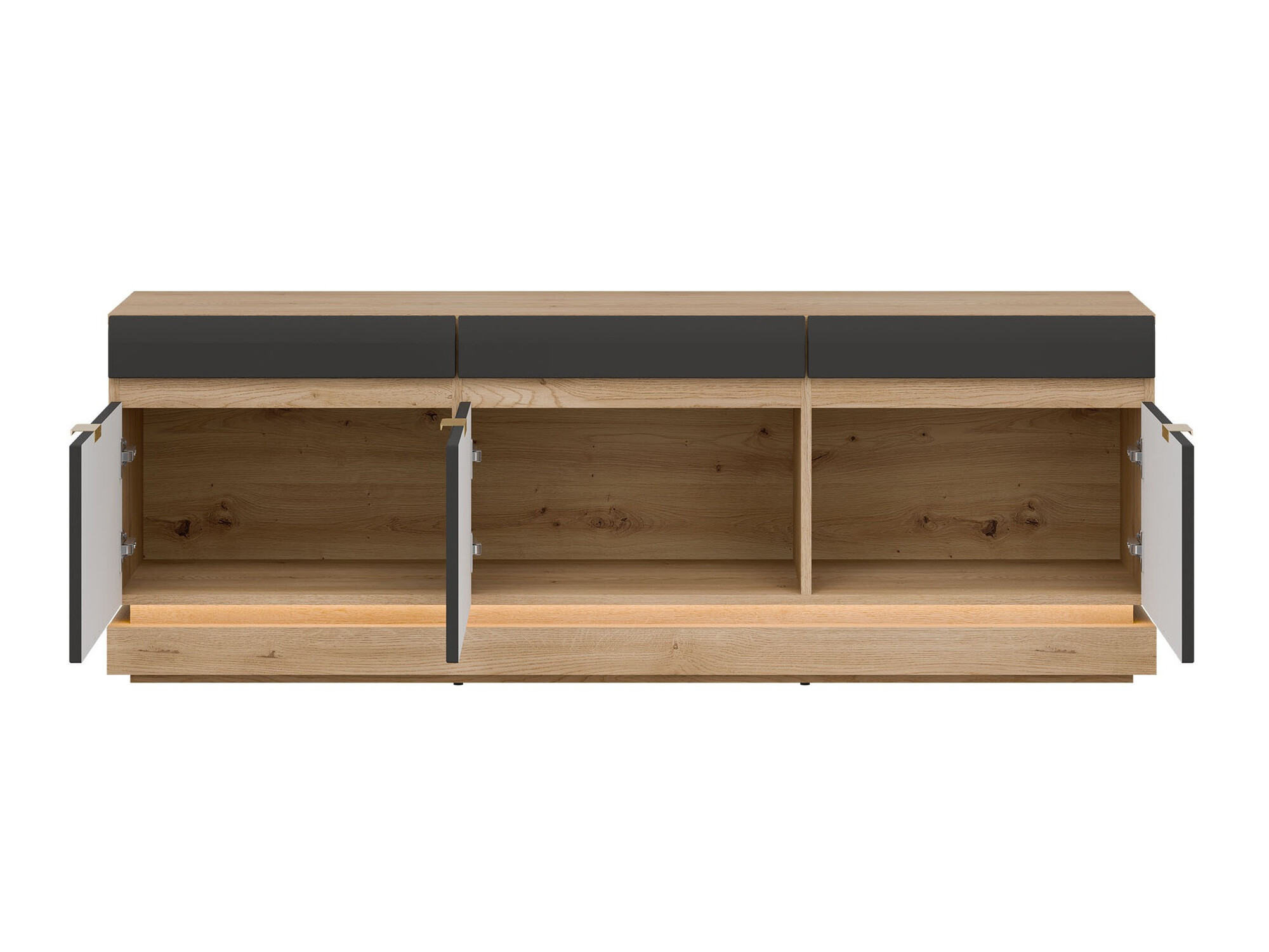 ТВ тумба Teselbu 100 (Антрацит + Дуб Торро)