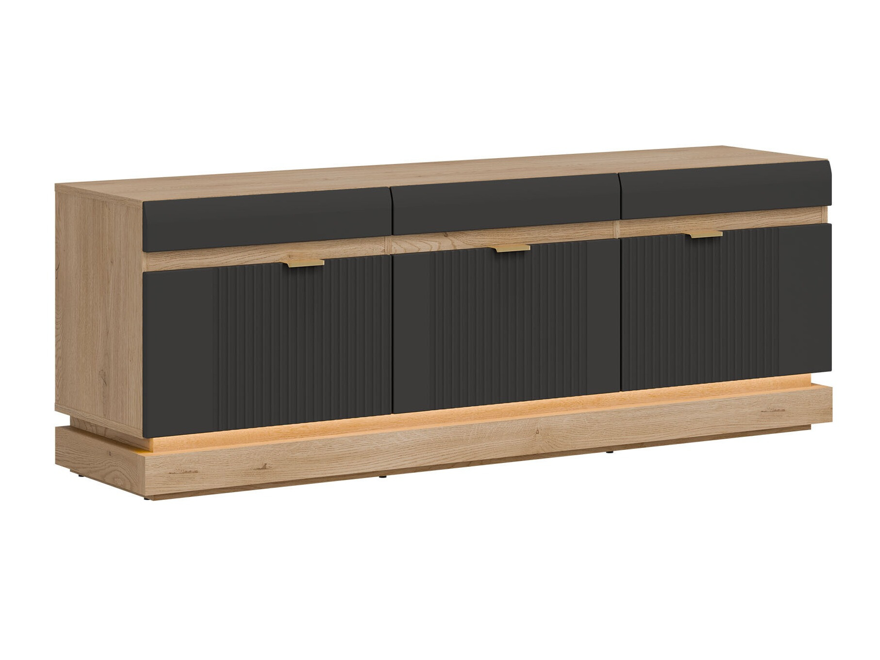 ТВ тумба Teselbu 100 (Антрацит + Дуб Торро)