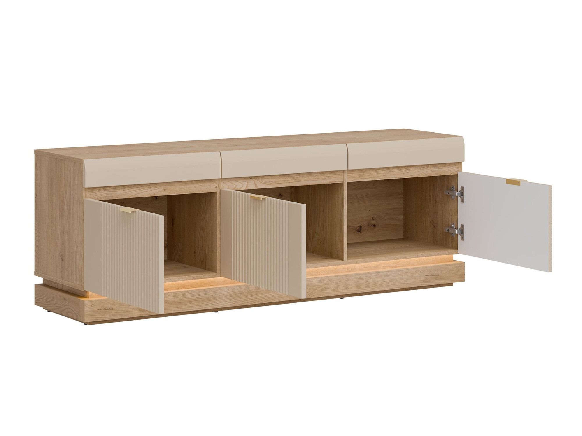 ТВ тумба Teselbu 100 (Кашемир + Дуб Торро)