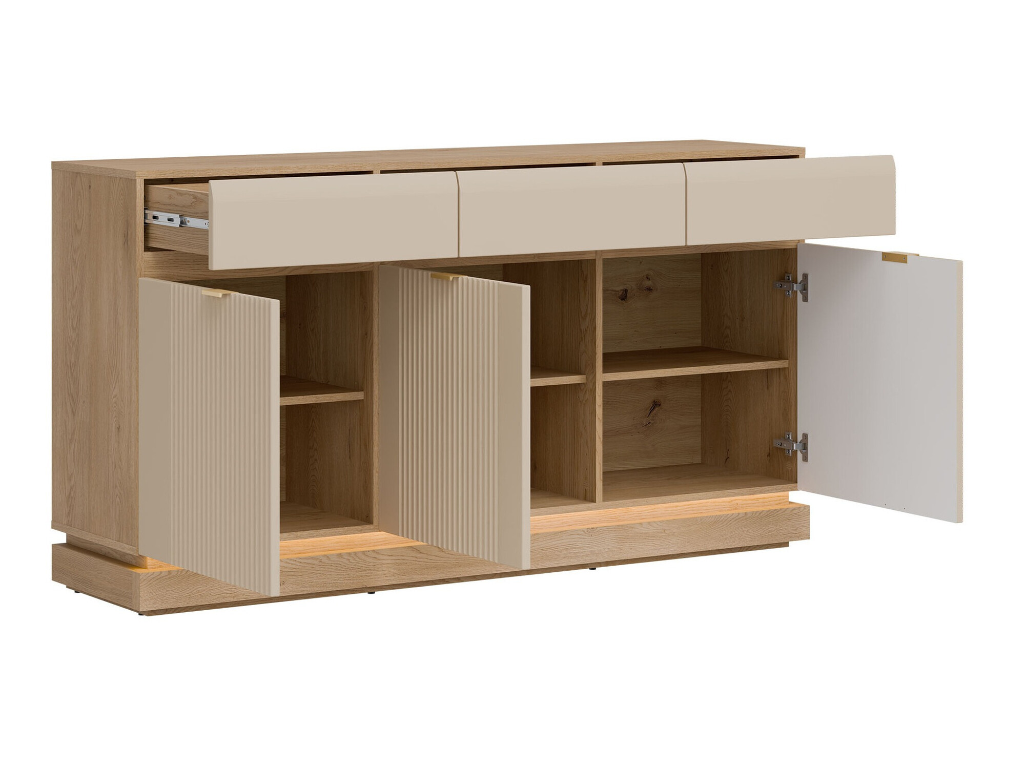 Kомод Teselbu 104 (Кашемир + Дуб)