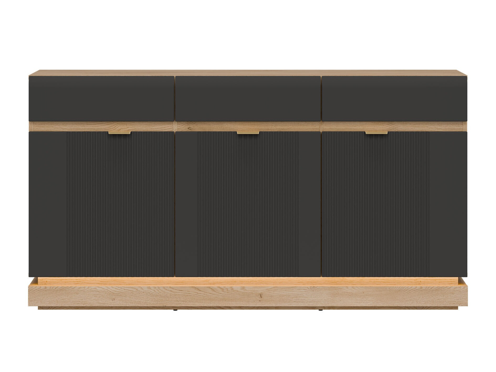 Kumode Teselbu 104 (Antracīts + Ozols)