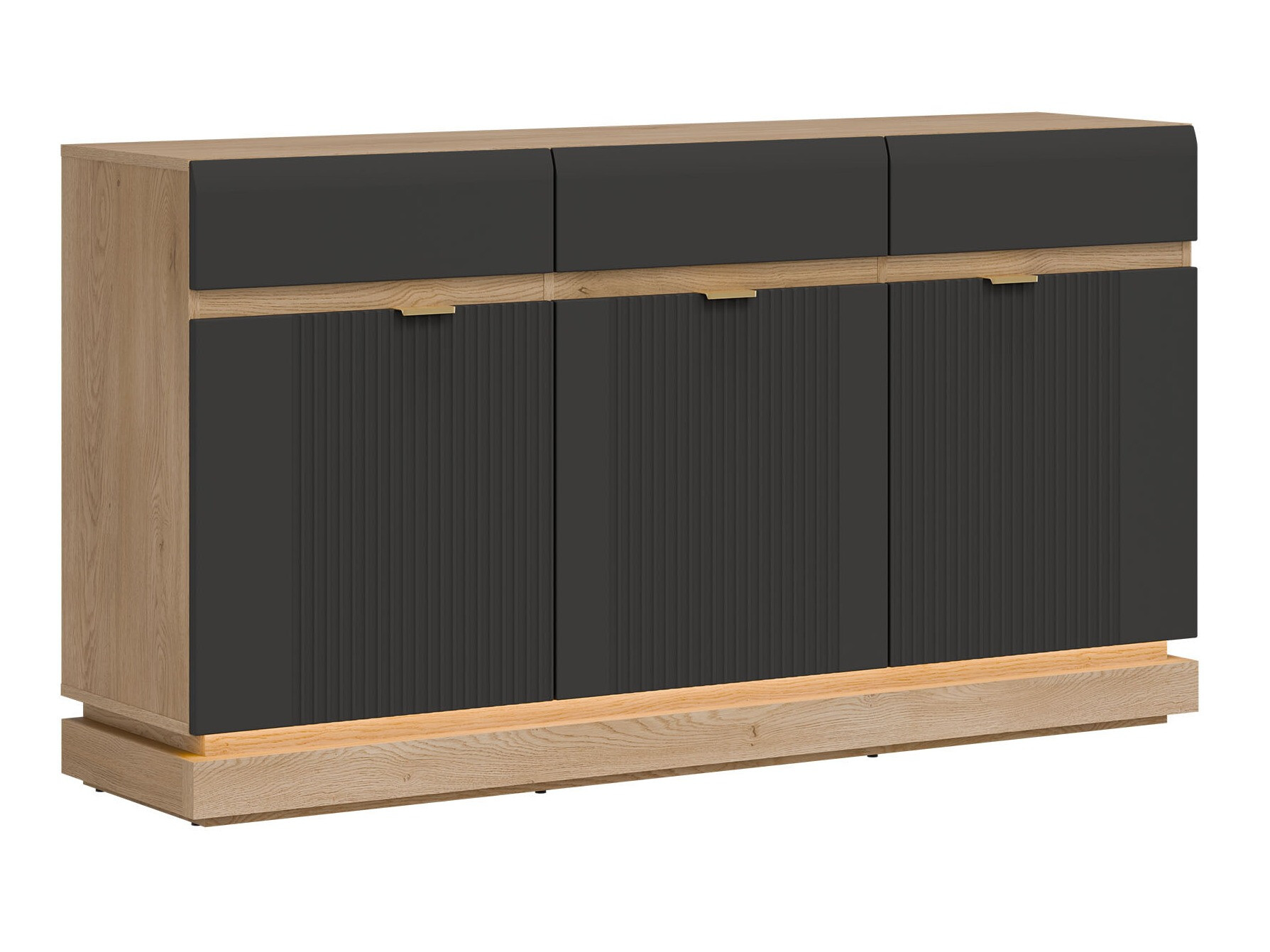 Kumode Teselbu 104 (Antracīts + Ozols)