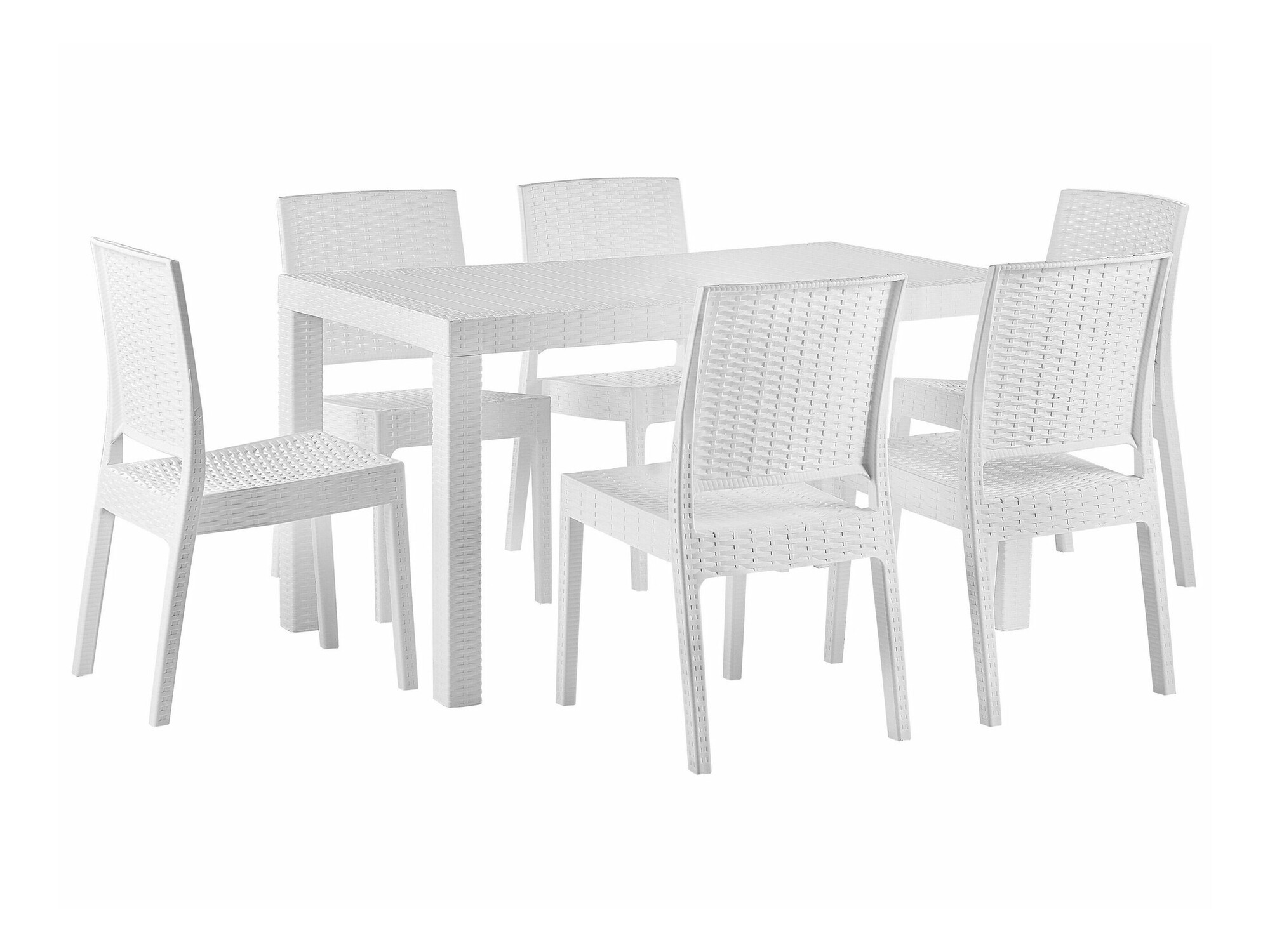 Стол и стулья Berwyn 2607 (Белый)