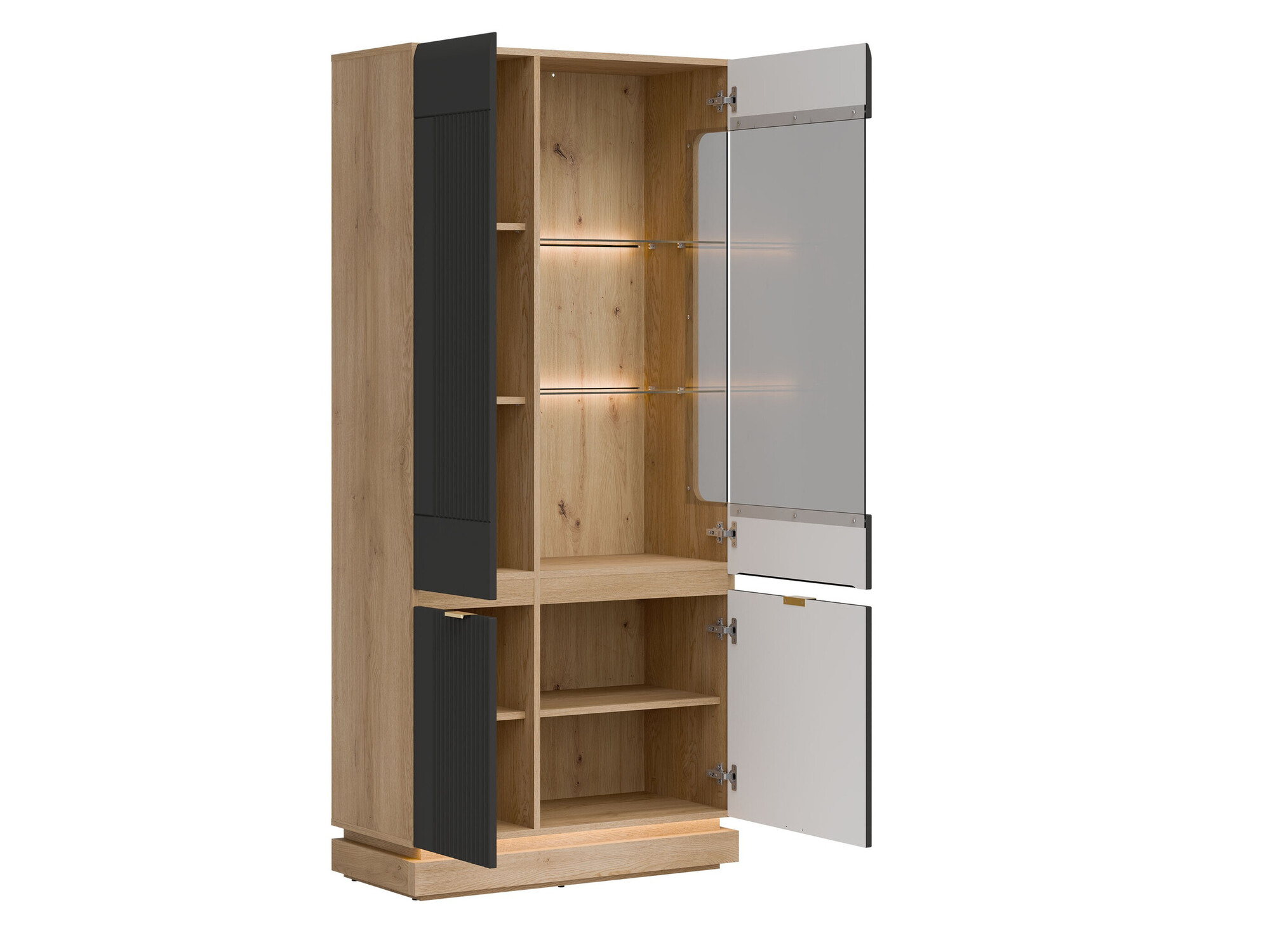 Plaukts Teselbu 111 (Antracīts + Ozols)