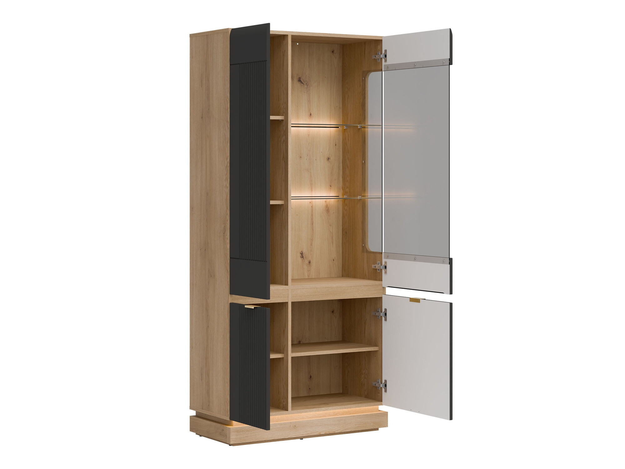 Plaukts Teselbu 111 (Antracīts + Ozols)