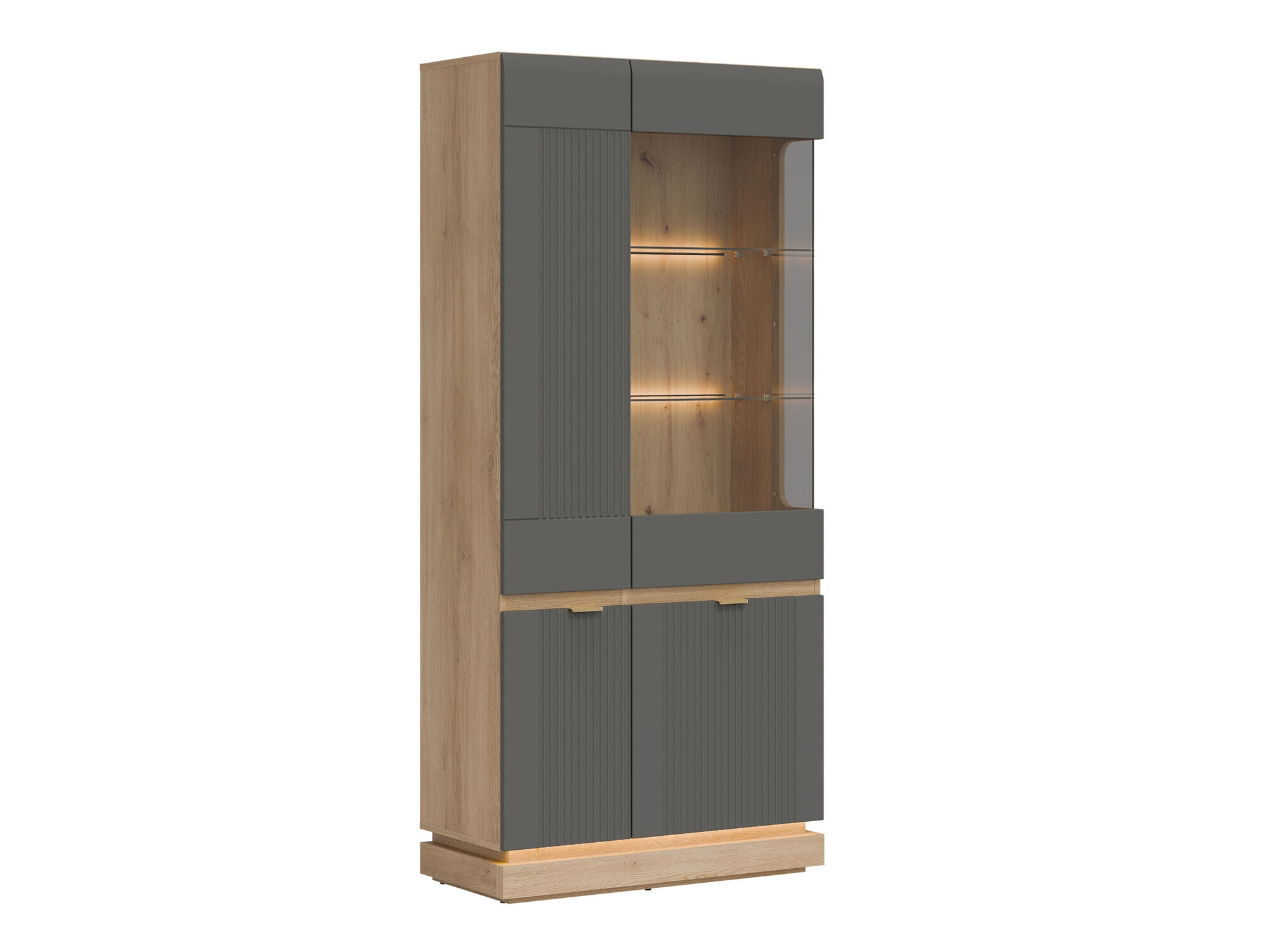 Plaukts Teselbu 111 (Pelēks + Ozols)