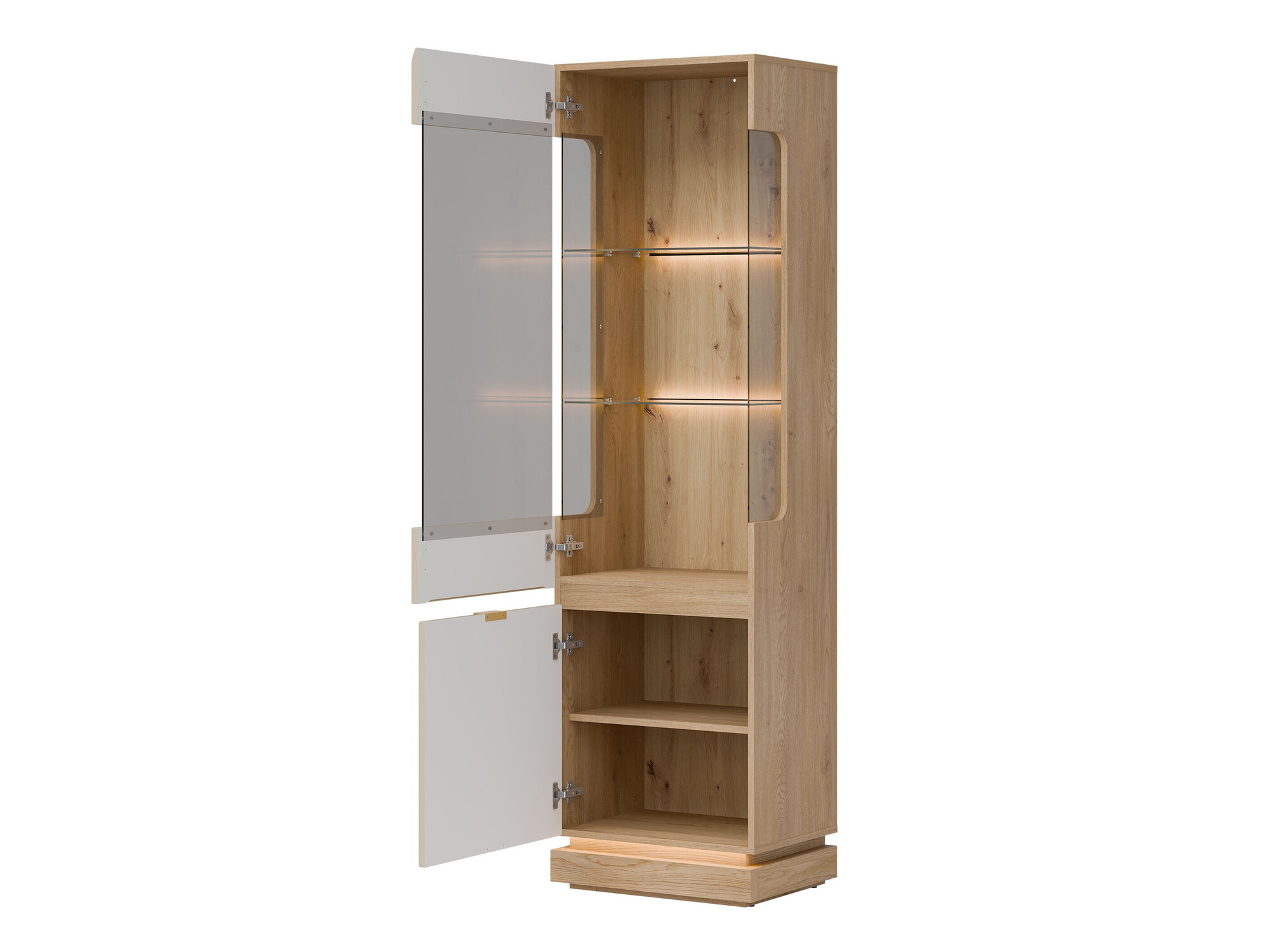 Стеллаж Teselbu 109 (Кашемир + Дуб)