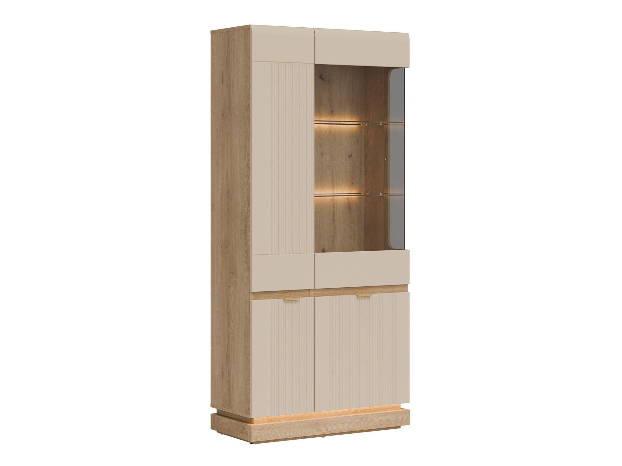 Стеллаж Teselbu 111 (Кашемир + Дуб)