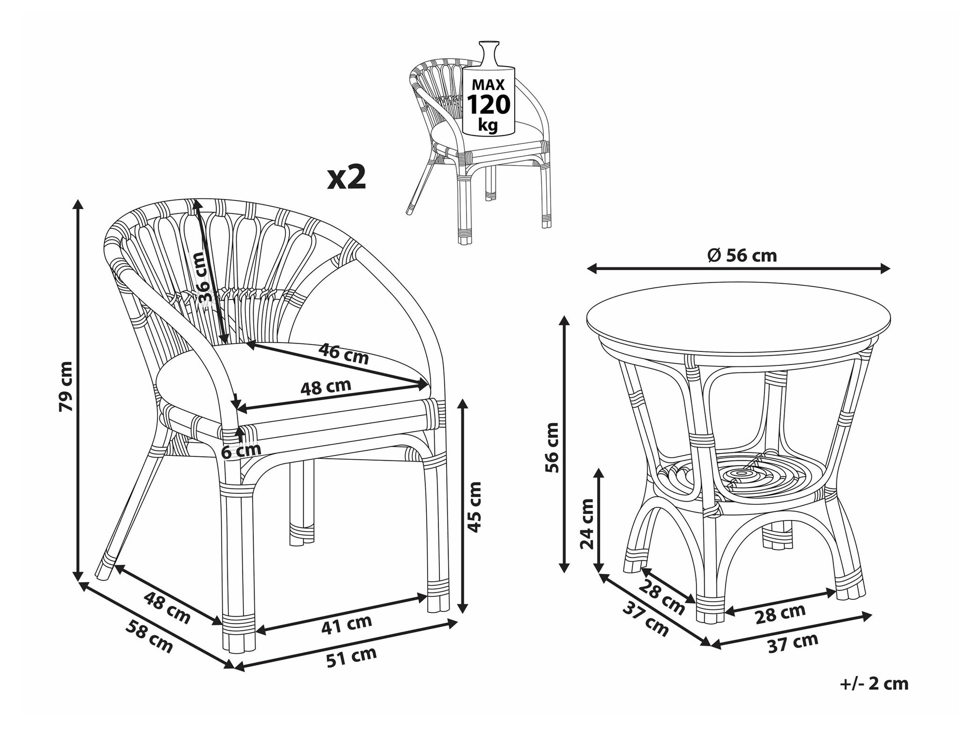 Балконный комплект Berwyn 2618