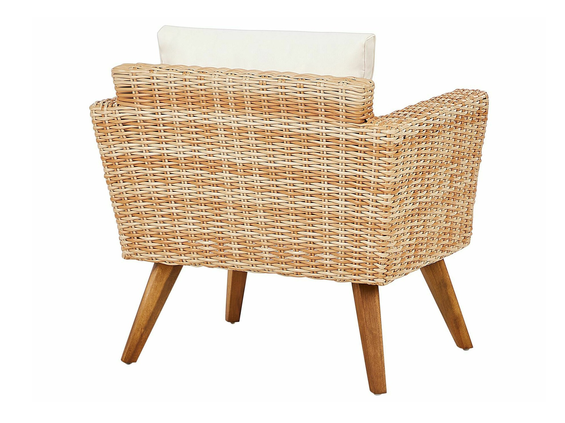 Dārza mēbeļu komplekts Berwyn 2626 (Gaiši brūns + Balts)