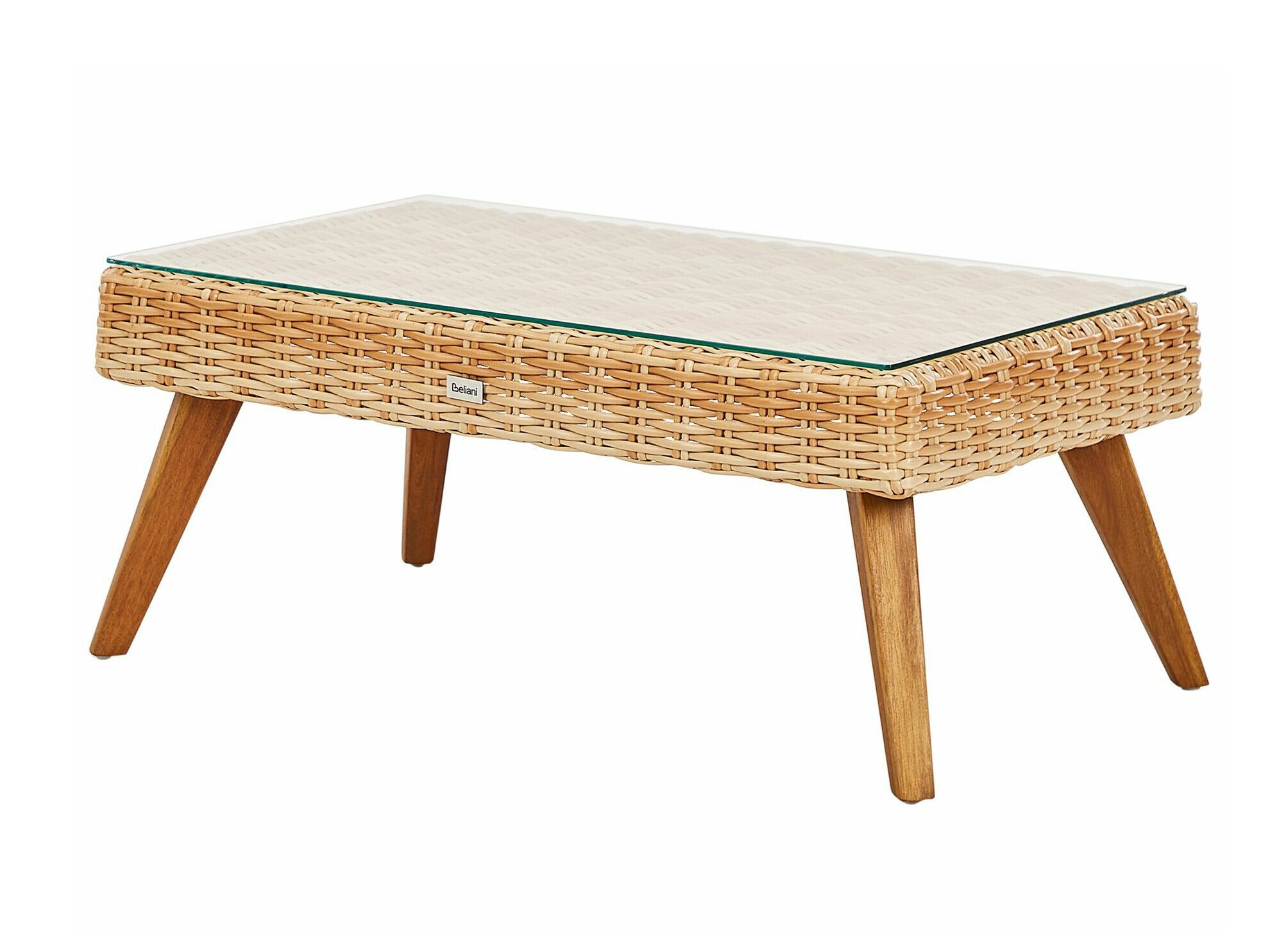 Dārza mēbeļu komplekts Berwyn 2626 (Gaiši brūns + Balts)