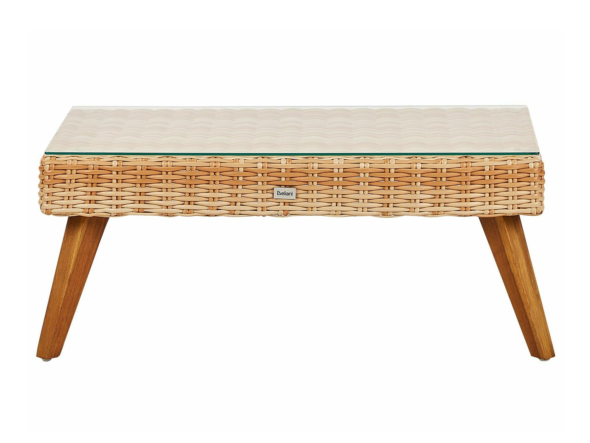 Dārza mēbeļu komplekts Berwyn 2626 (Gaiši brūns + Balts)